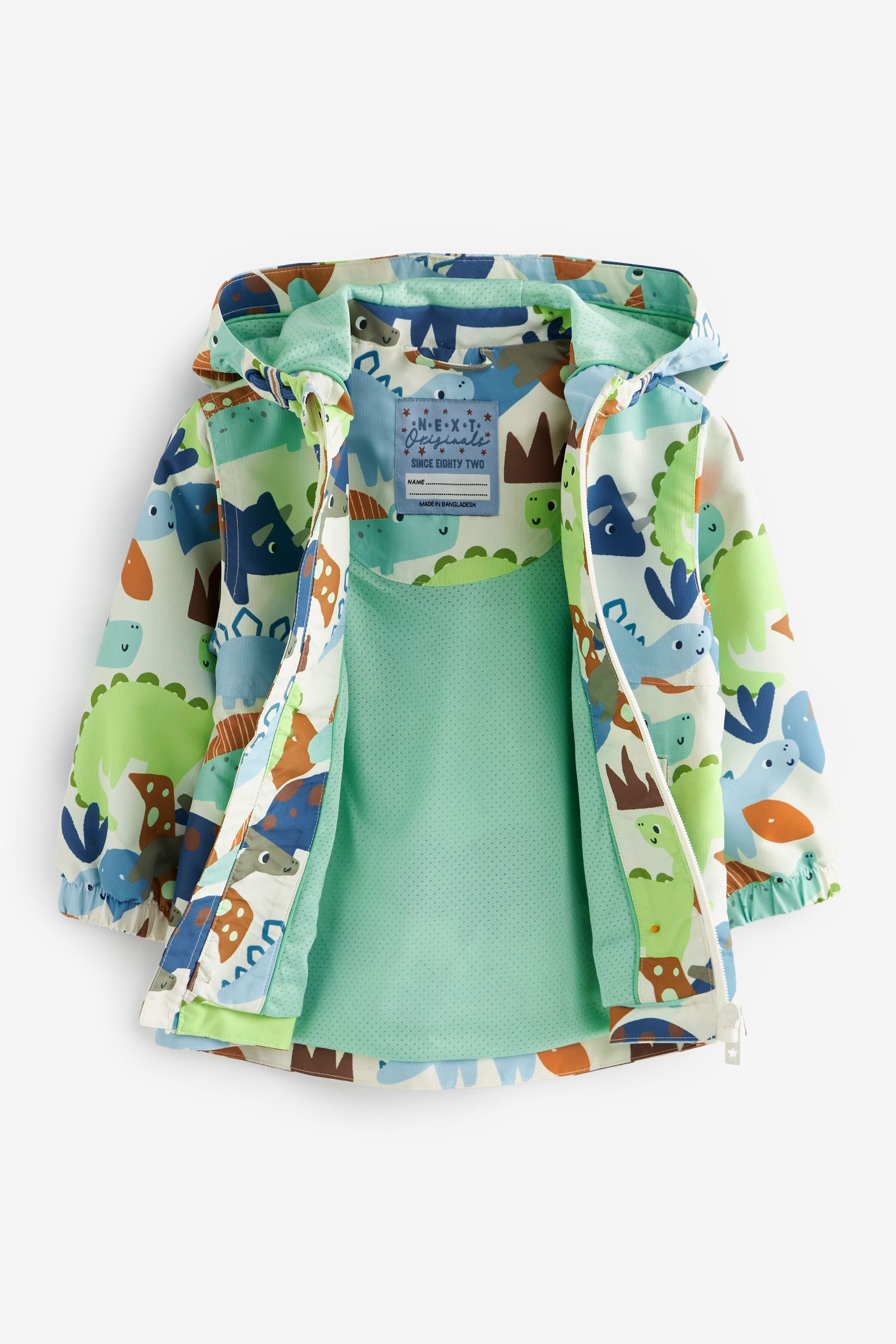 Green/Blue Shower Resistant Jacket (3mths-7yrs)