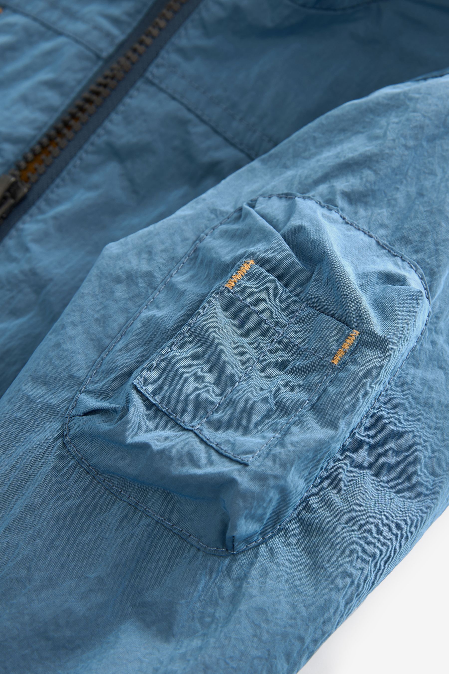 Blue Shower Resistant Utility Anorak (3mths-7yrs)