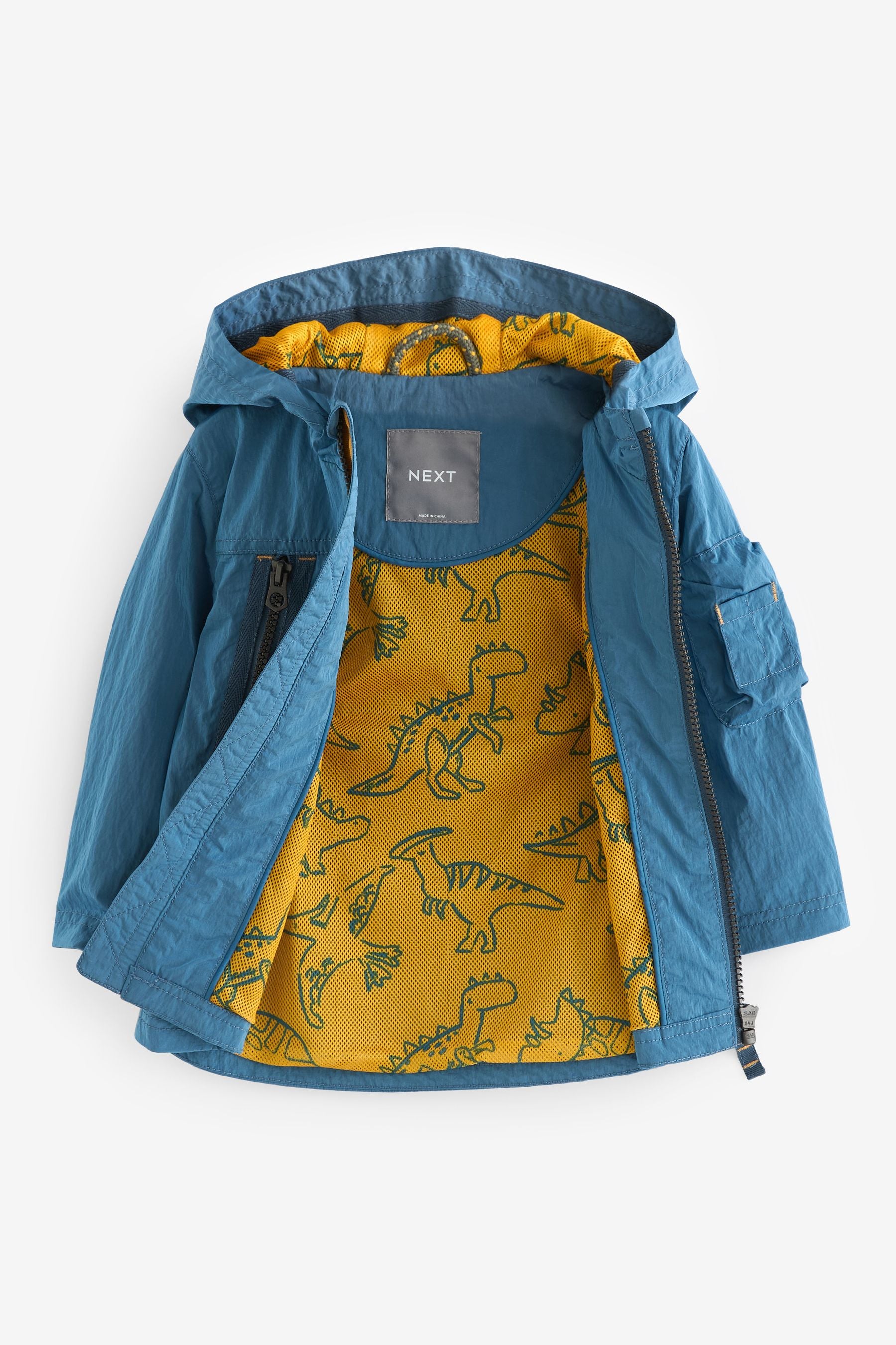 Blue Shower Resistant Utility Anorak (3mths-7yrs)