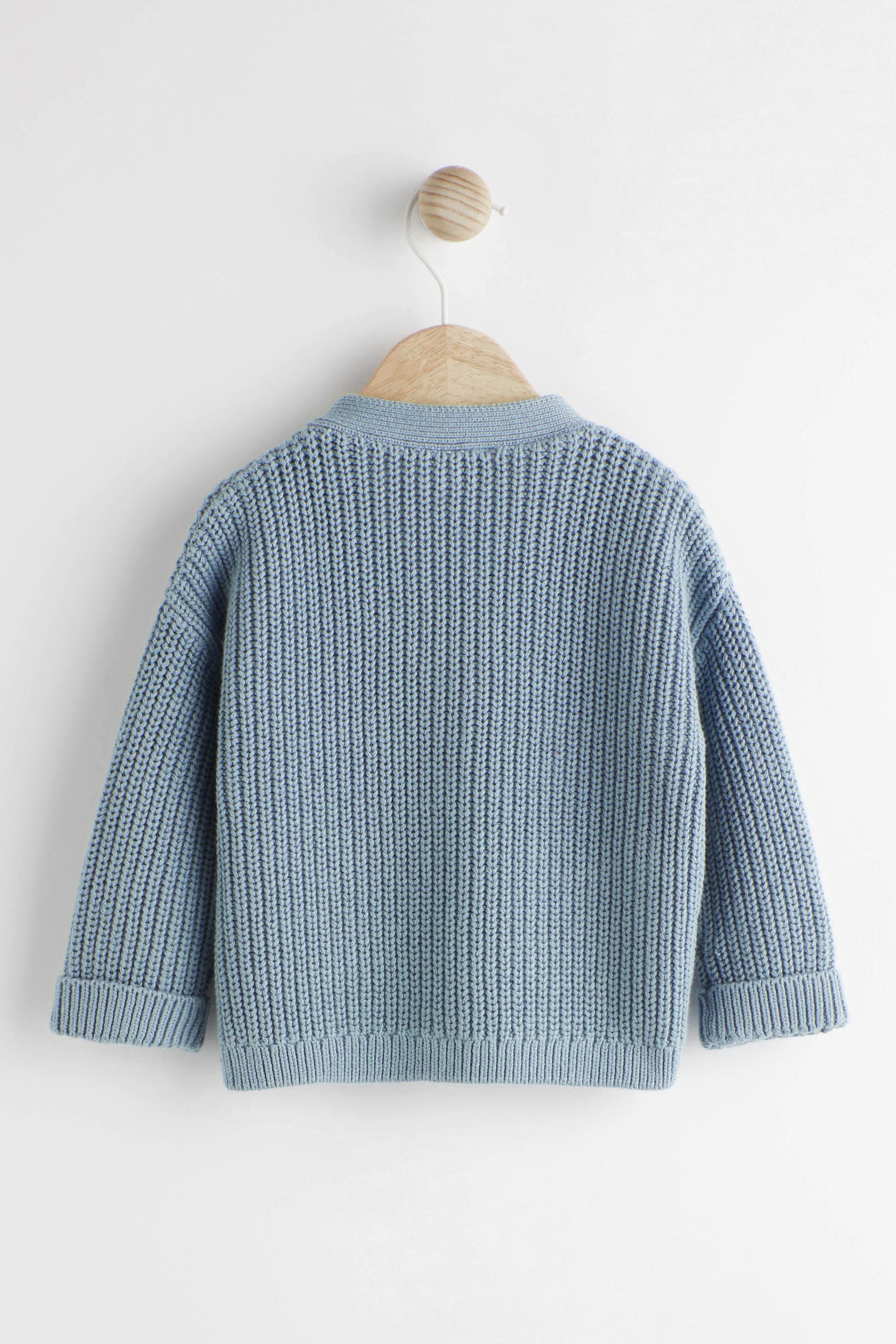 Blue Baby Knitted Cardigan (0mths-2yrs)