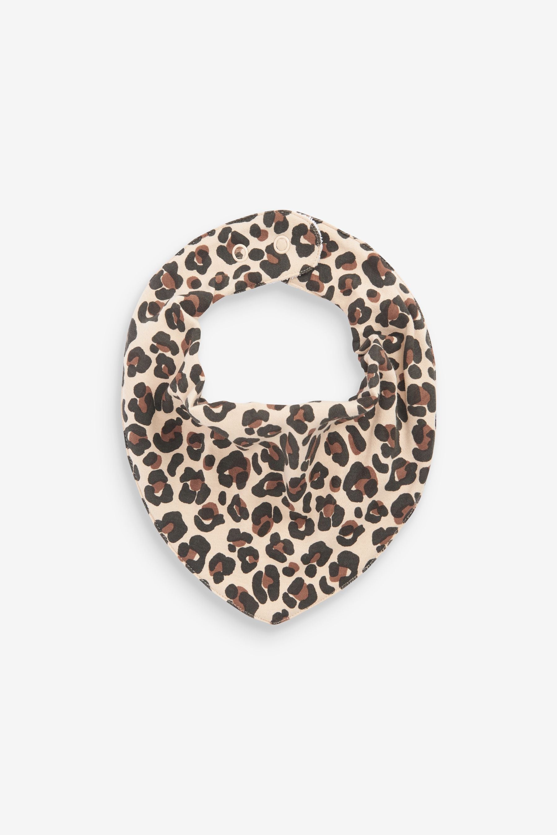 Animal Print Dribble Bibs 5 Pack