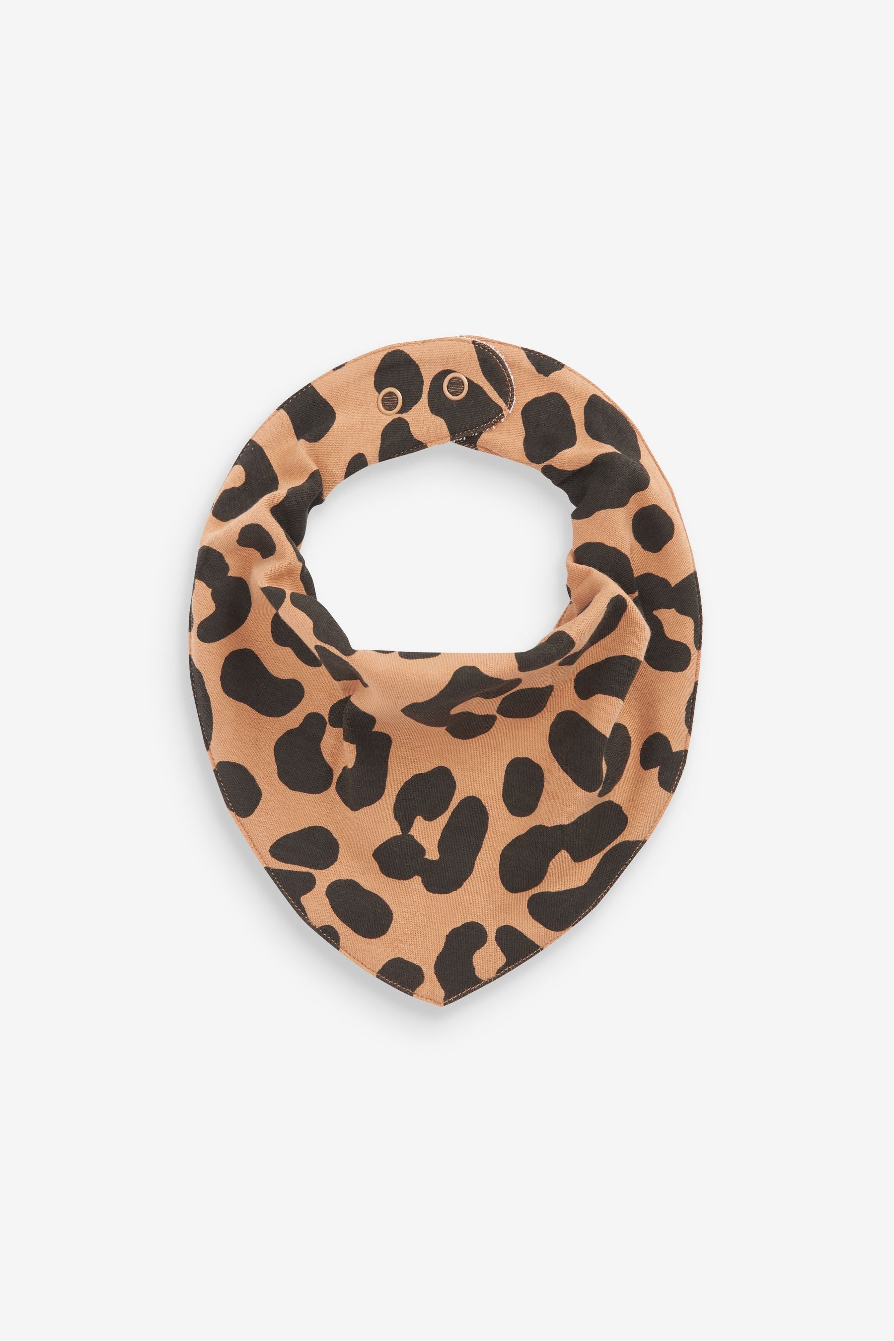 Animal Print Dribble Bibs 5 Pack