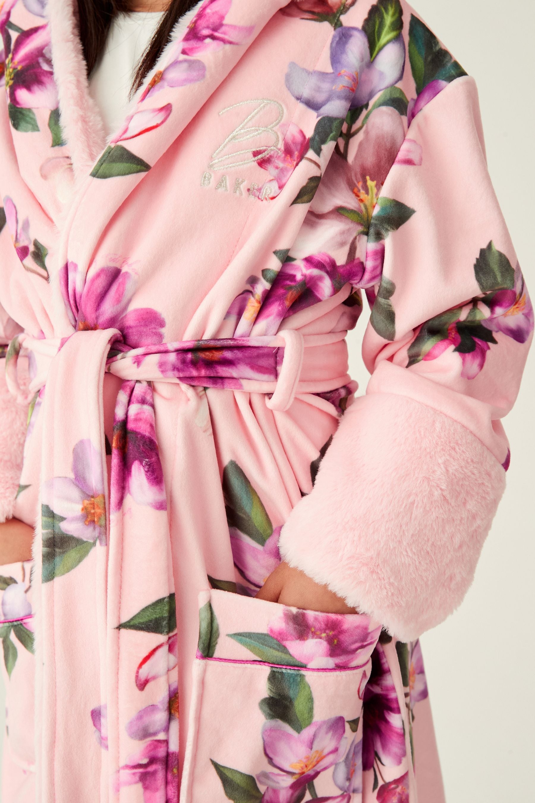 Pink Baker by Ted Baker Pink Floral Robe