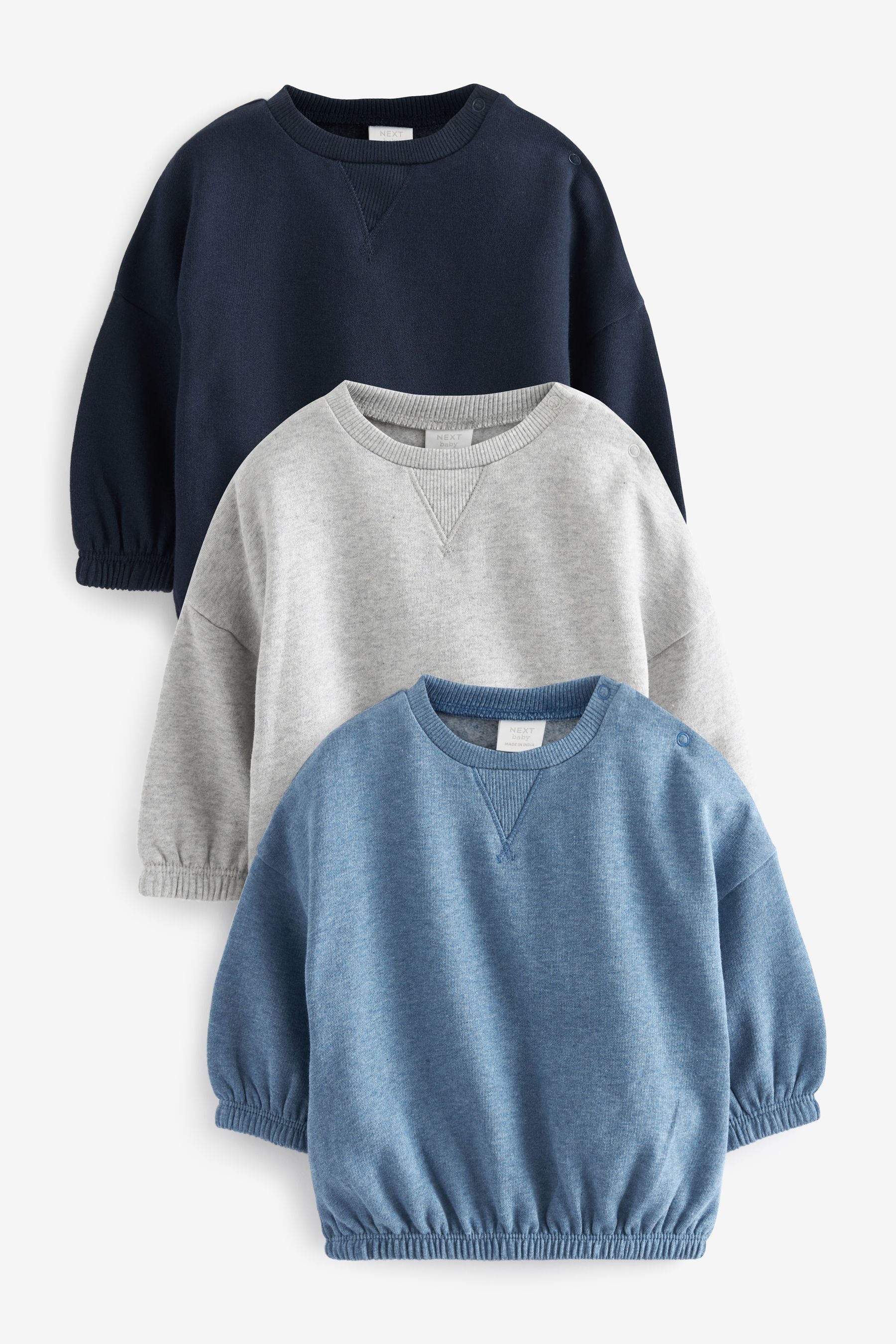 Blue Baby Sweatshirts 3 Pack