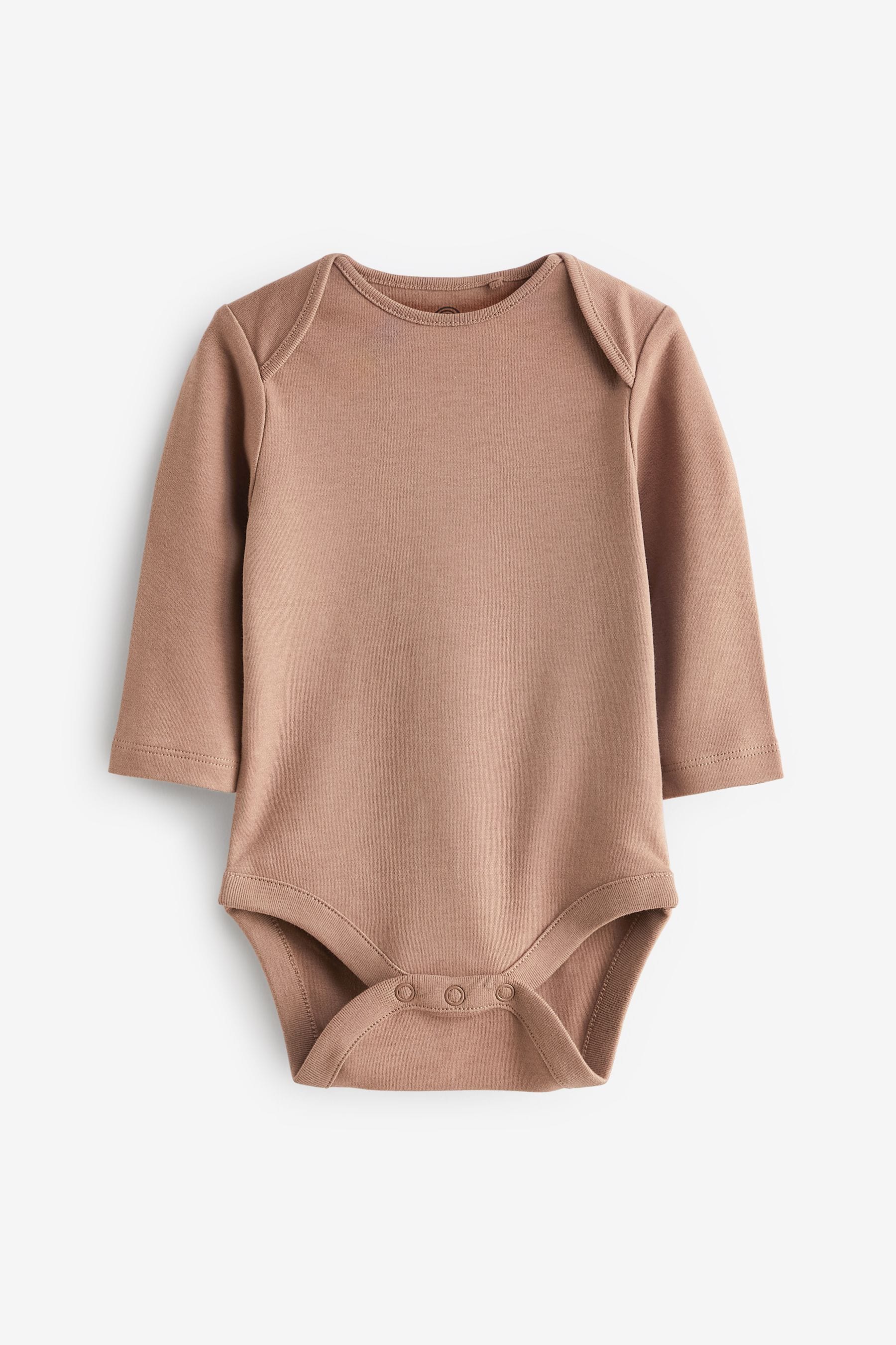 Multi Baby Long Sleeve Bodysuits 5 Pack