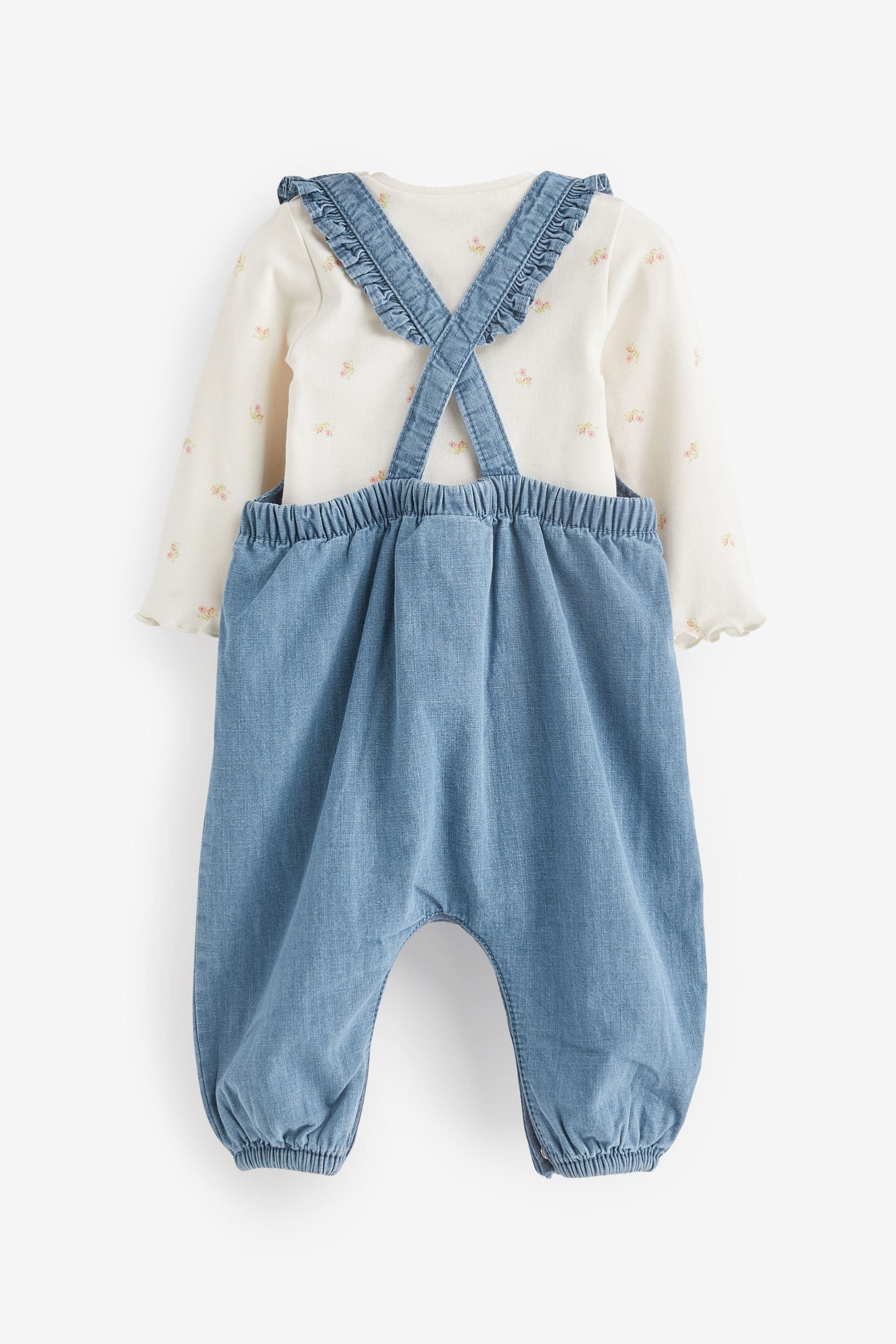 Denim Baby 2pc Baby Dungaree & Bodysuit Set (0mths-2yrs)