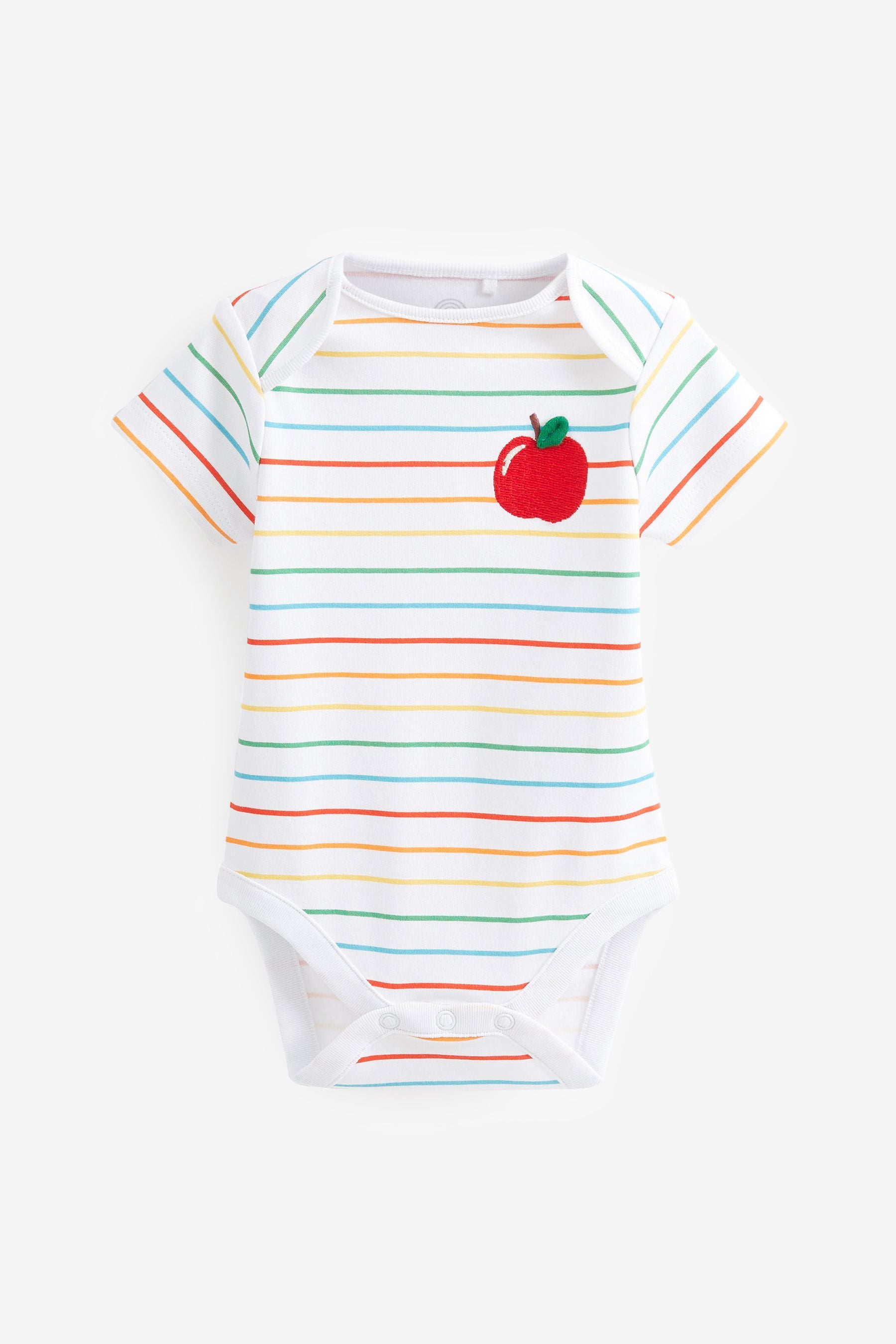 Bright Baby Short Sleeve Bodysuits 3 Pack