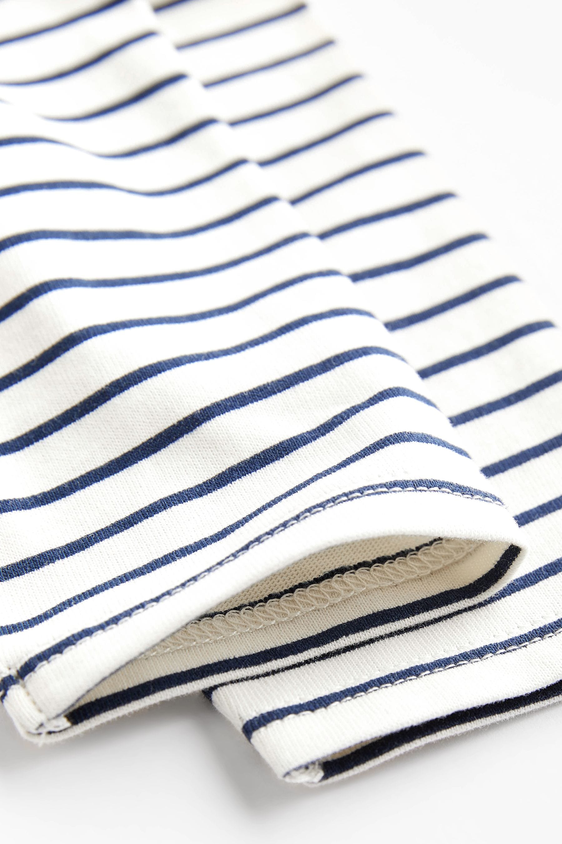 Navy Stripe Character Baby Jersey Frill Dress 2 Pack (0mths-2yrs)