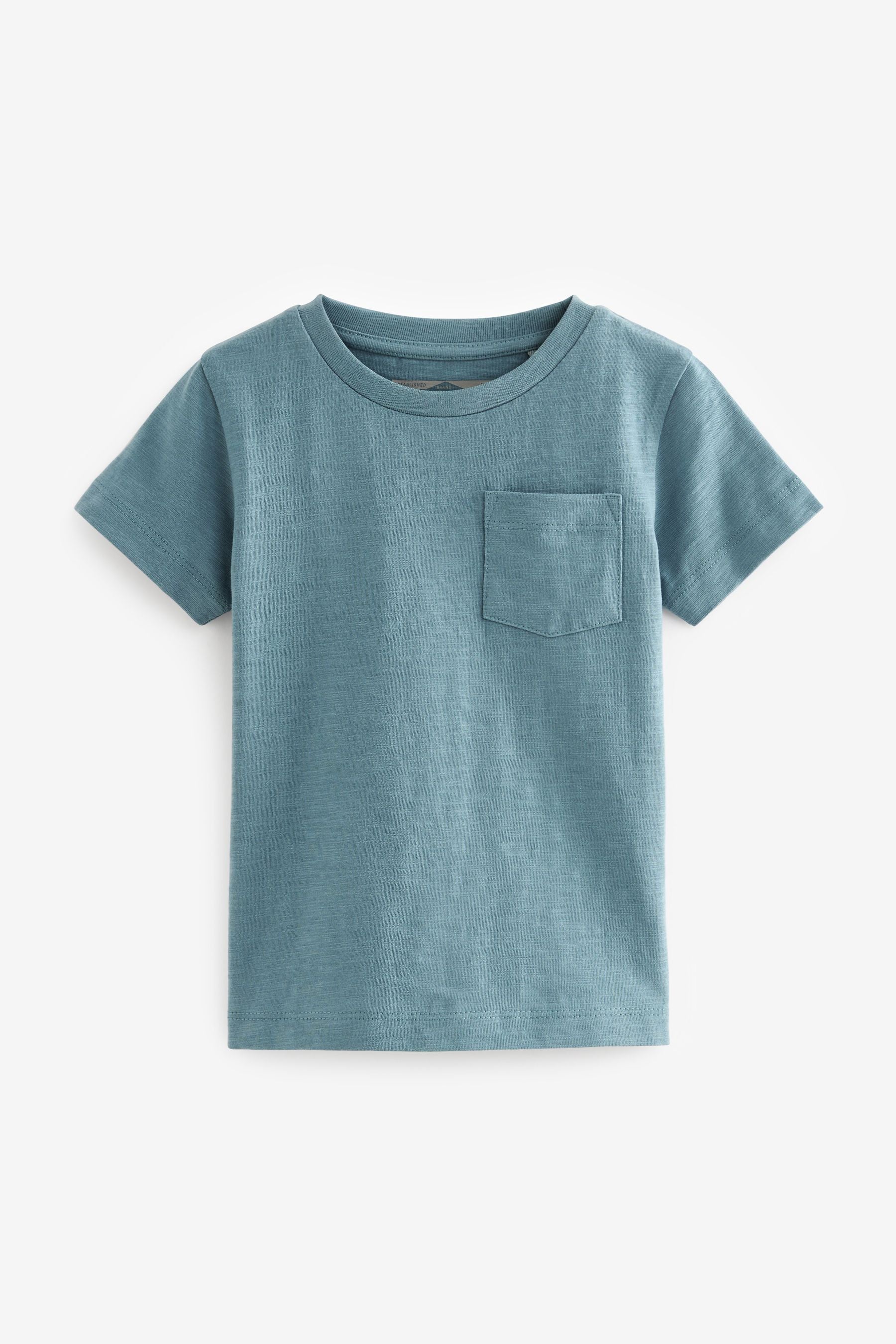 Blue/Green Short Sleeves T-Shirt 5 Pack (3mths-7yrs)