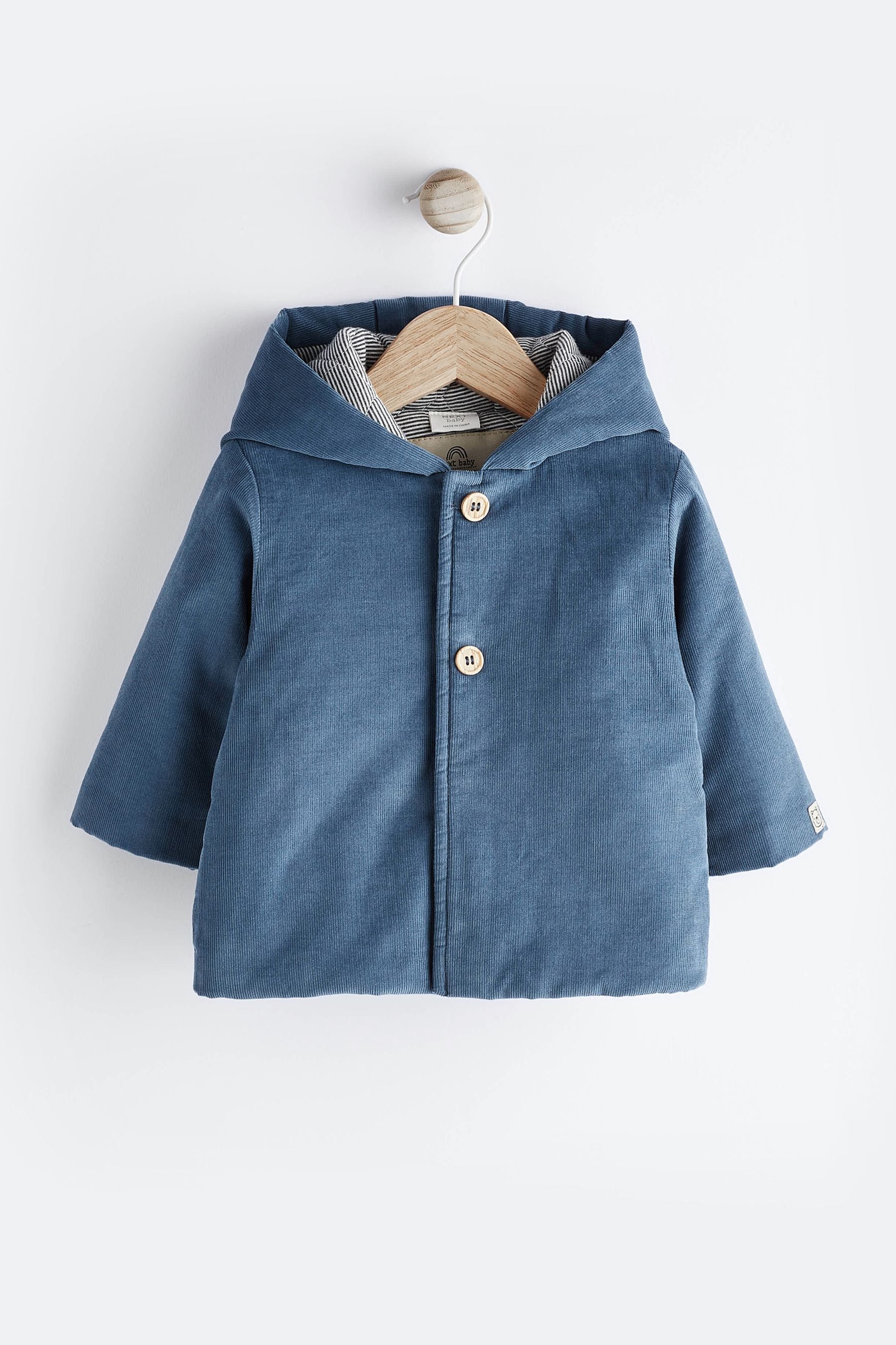 Navy Blue Corduroy Baby Jacket (0mths-2yrs)