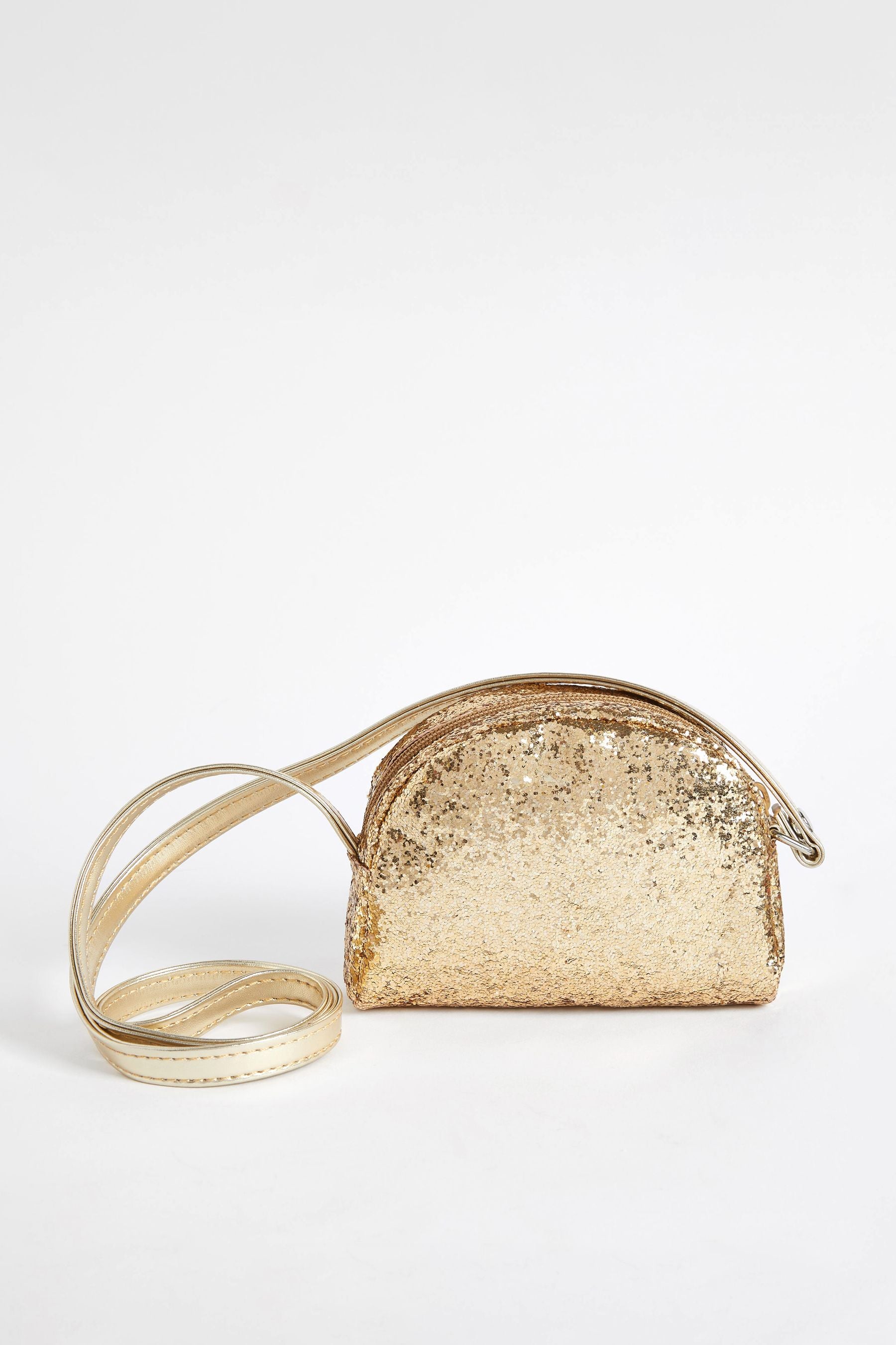 Gold Glitter Bag