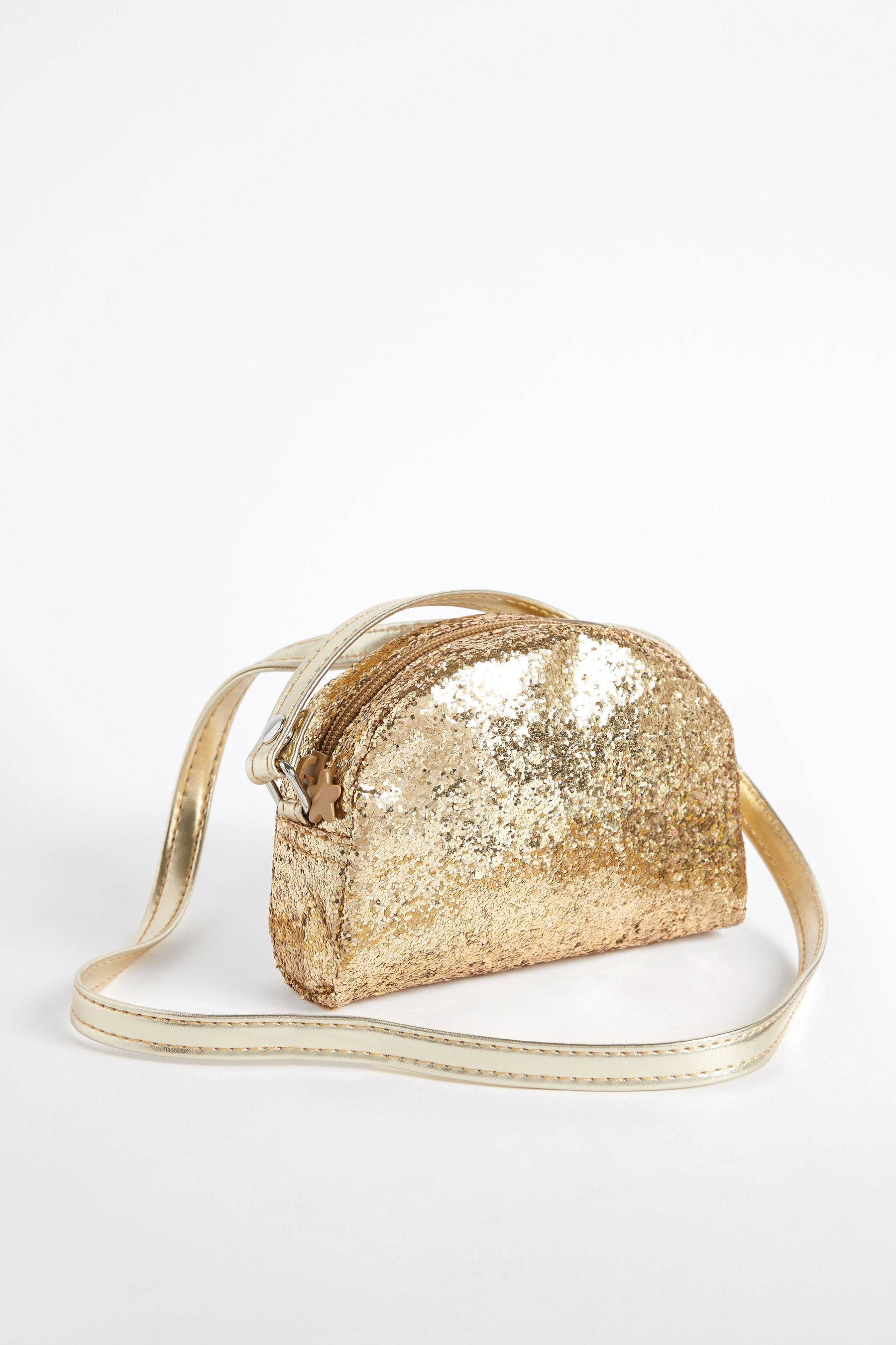 Gold Glitter Bag