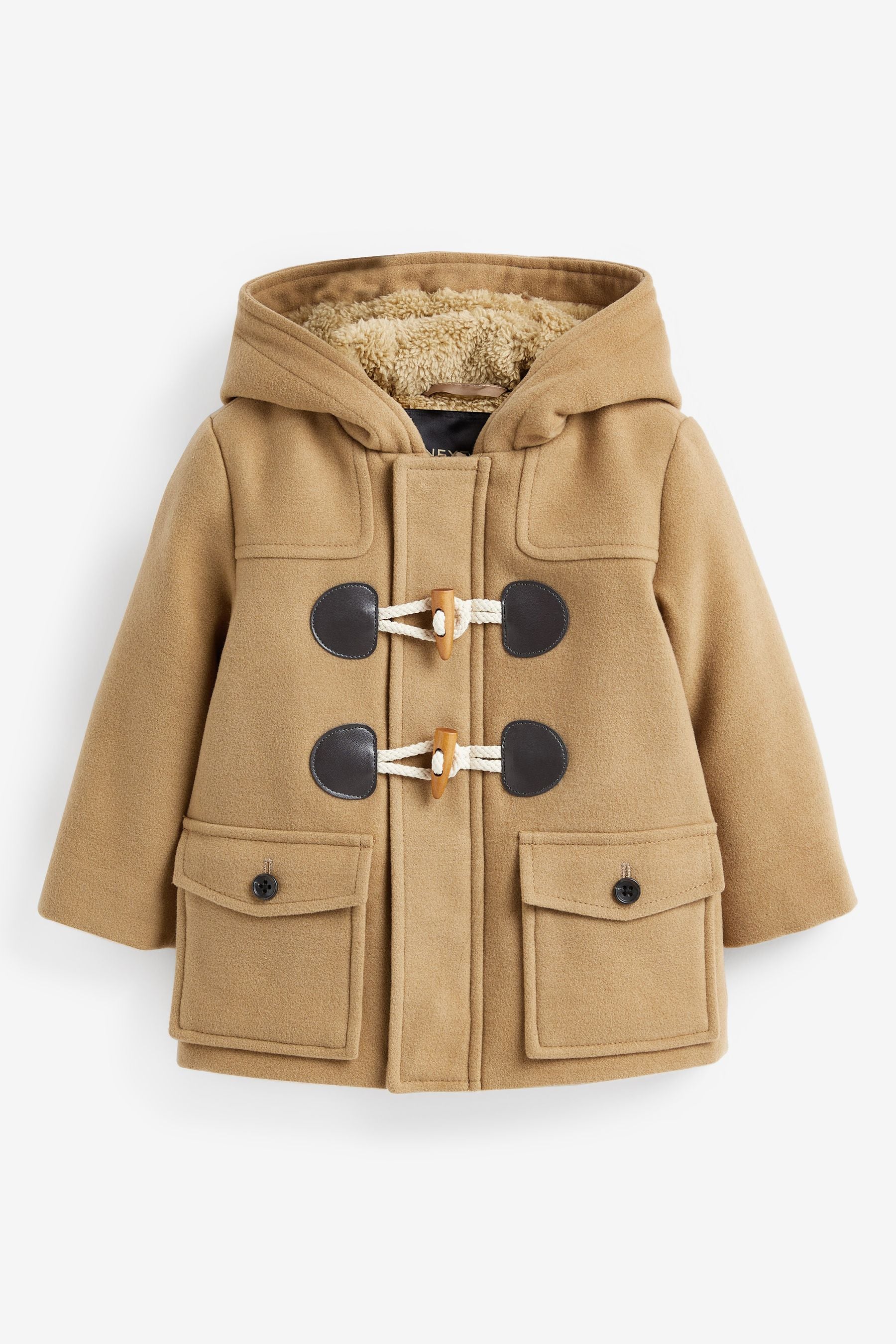 Fleece lined hot sale duffle coat