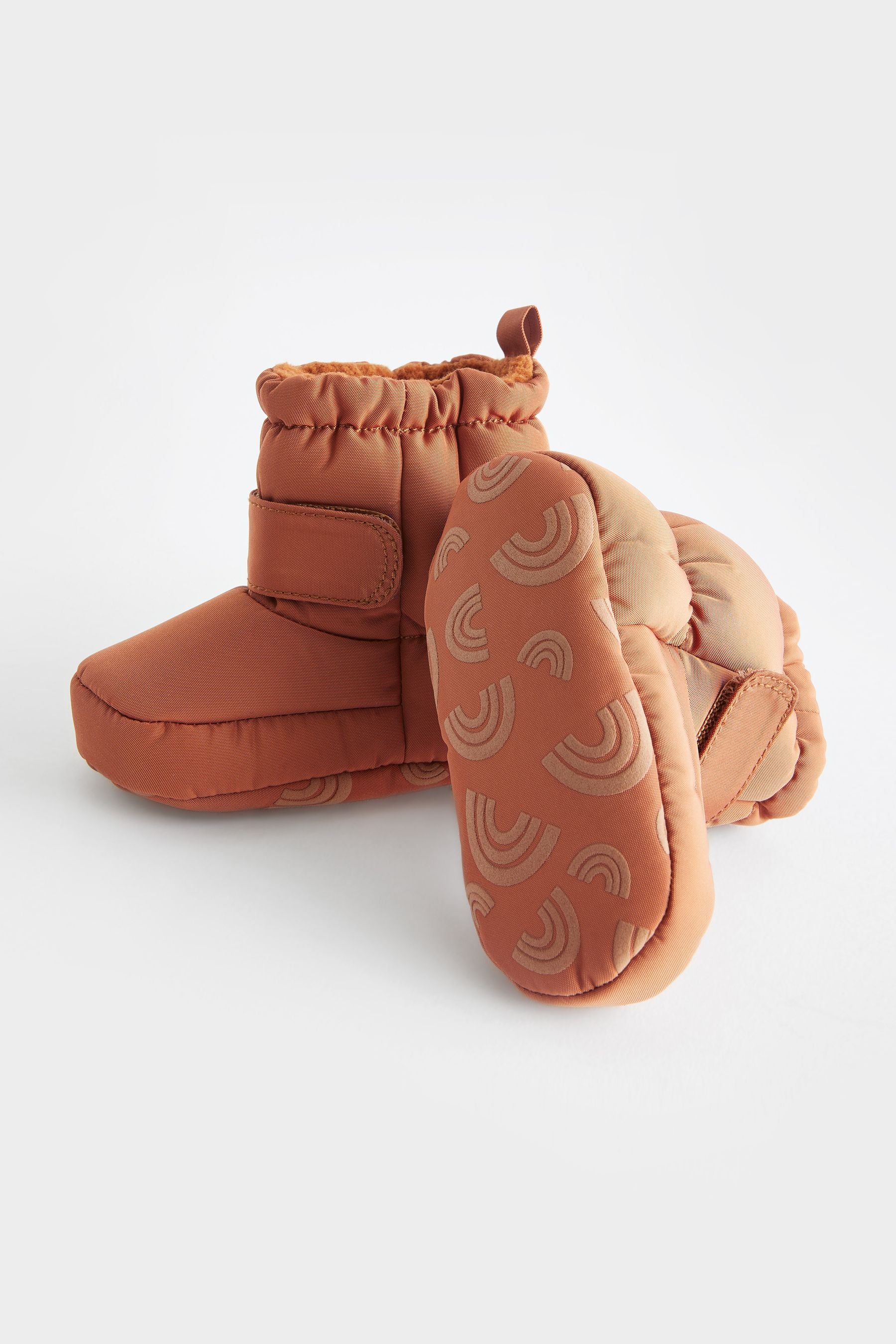 Rust Brown Thinsulate™ Lined Baby Snow Boots (0-24mths)