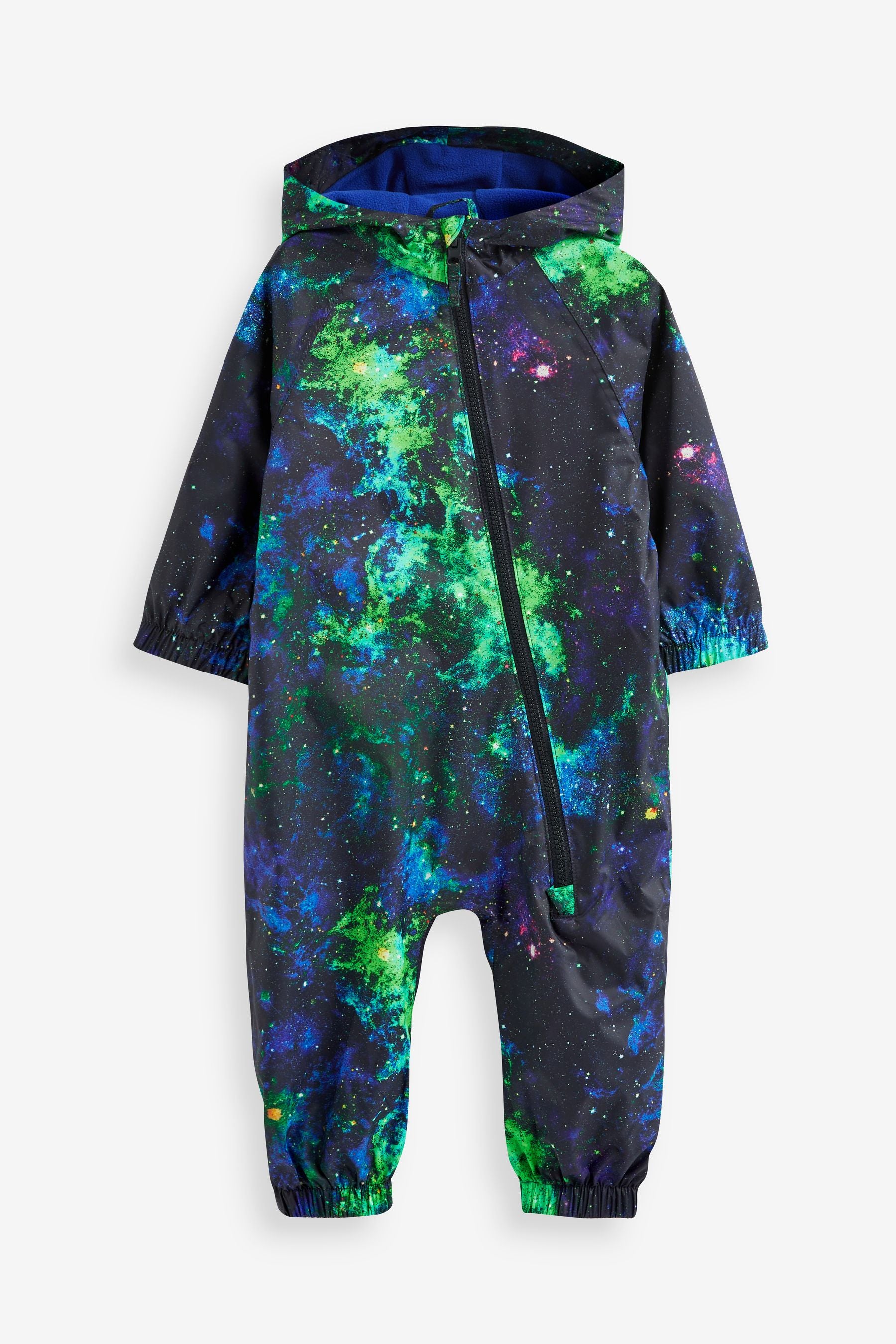 Galaxy Print Waterproof Fleece Lined Puddlesuit (3mths-7yrs)