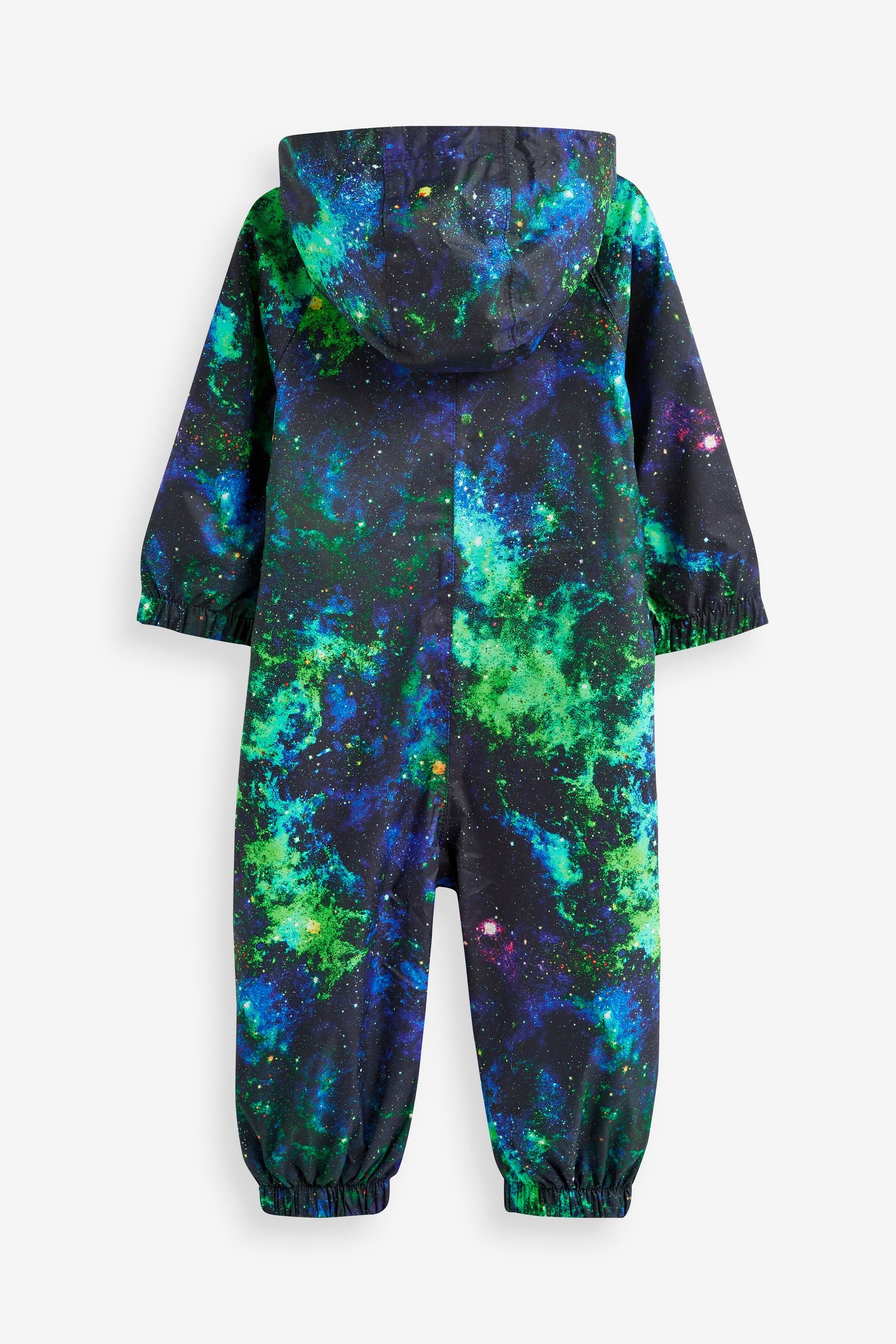 Galaxy Print Waterproof Fleece Lined Puddlesuit (3mths-7yrs)