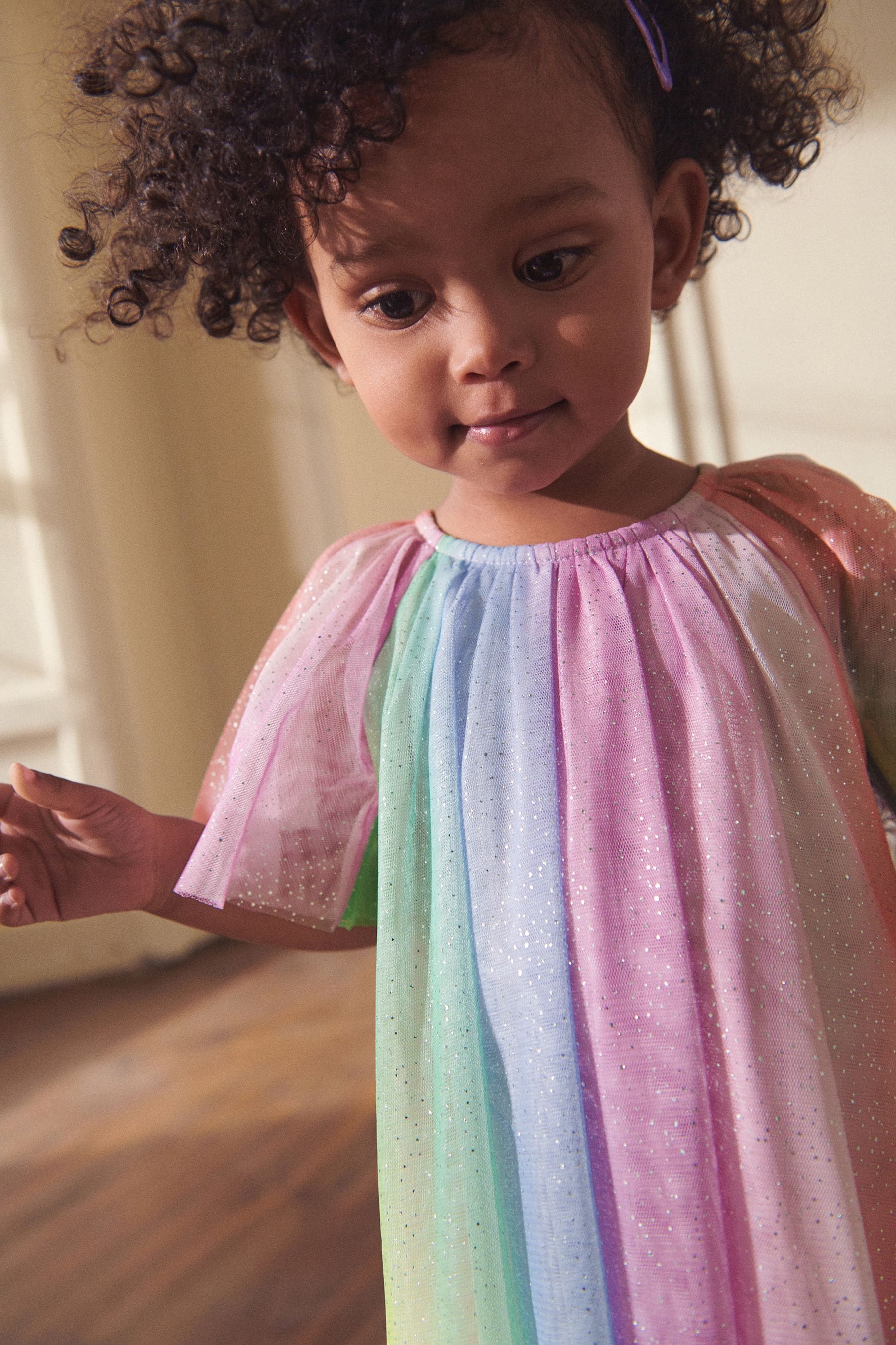 Rainbow Sparkle Tulle Party Dress (3mths-10yrs)