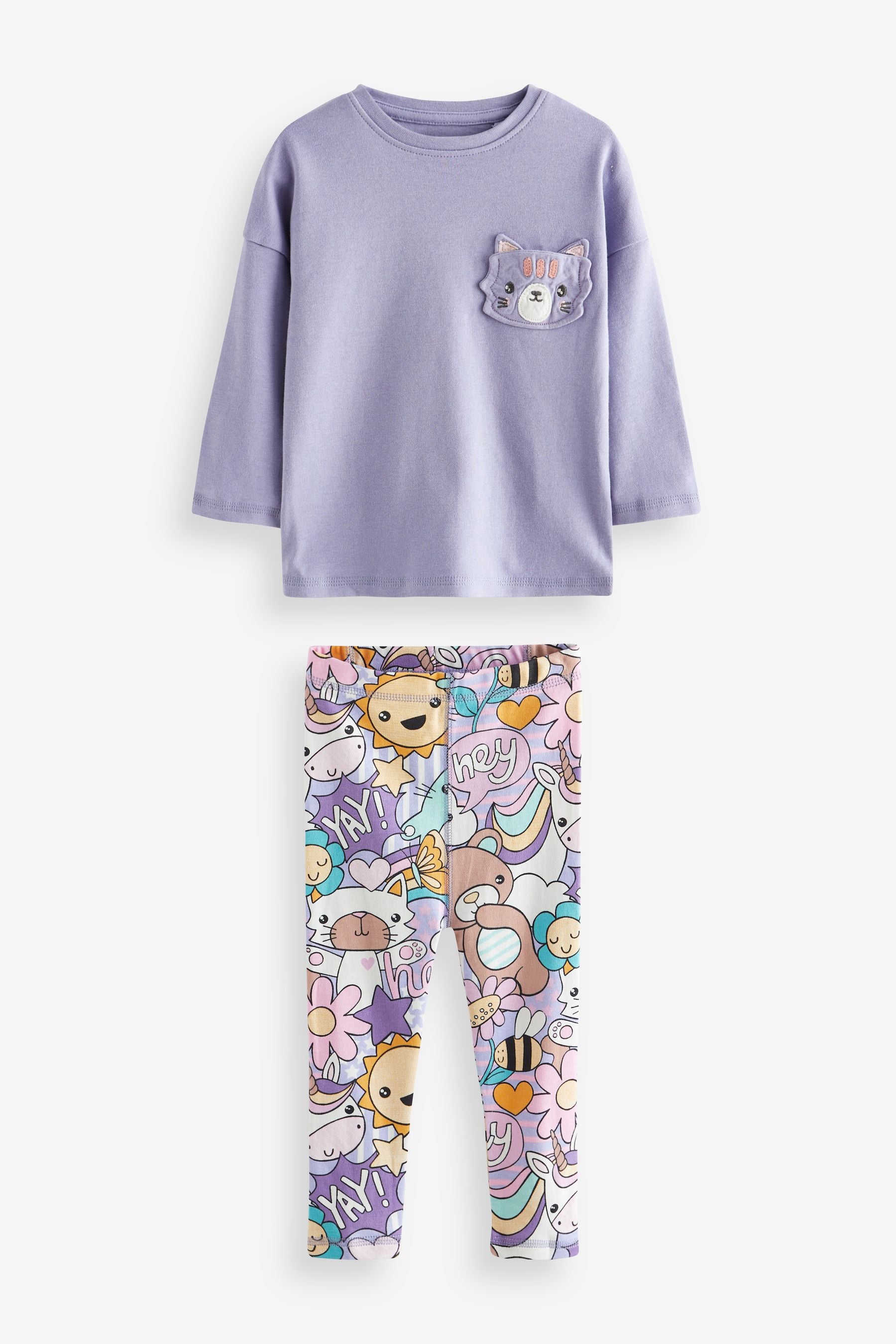 Pastel Character Pyjamas 3 Packs (9mths-8yrs)