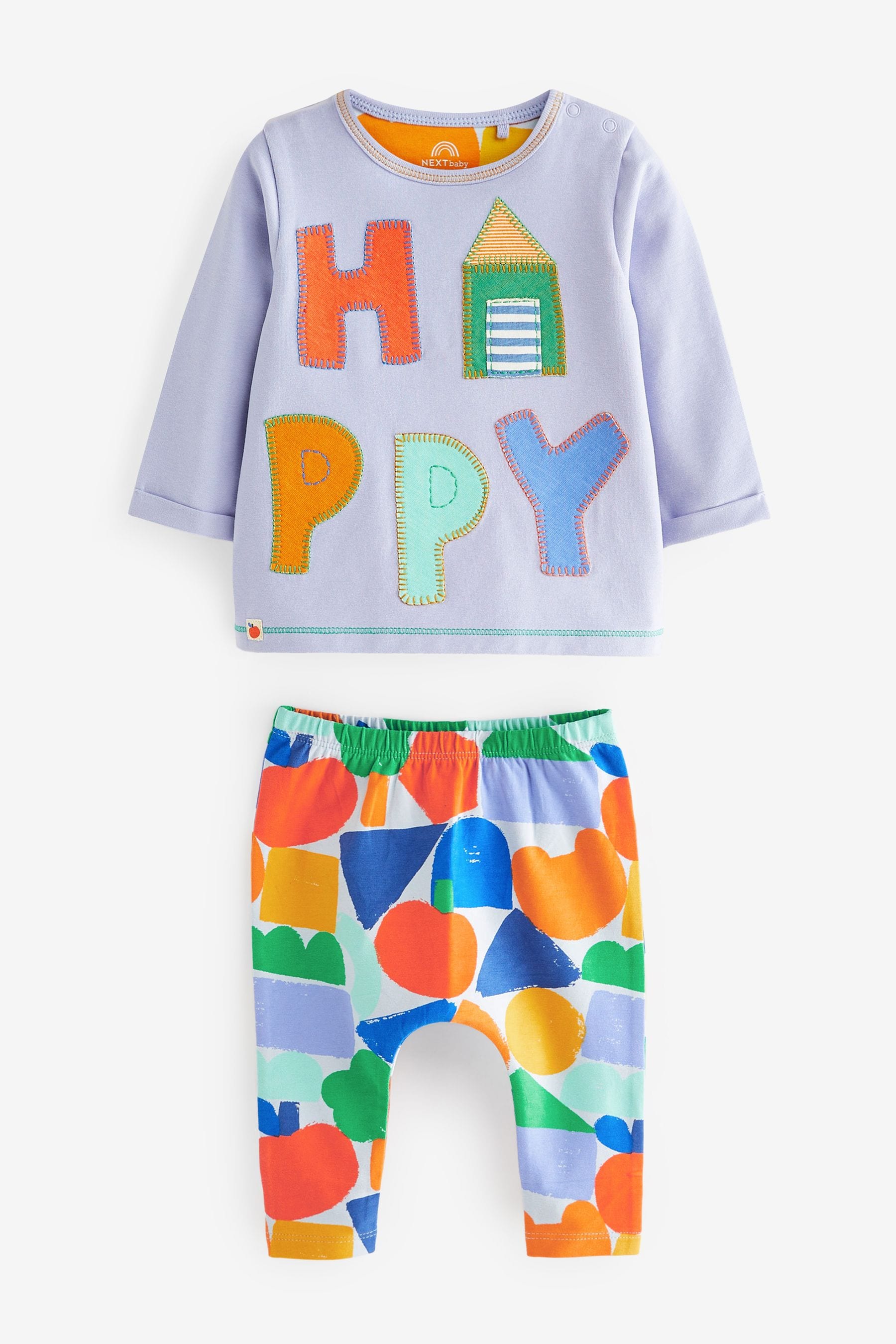 Bright Happy Baby T-Shirt And Leggings 2 Piece Set