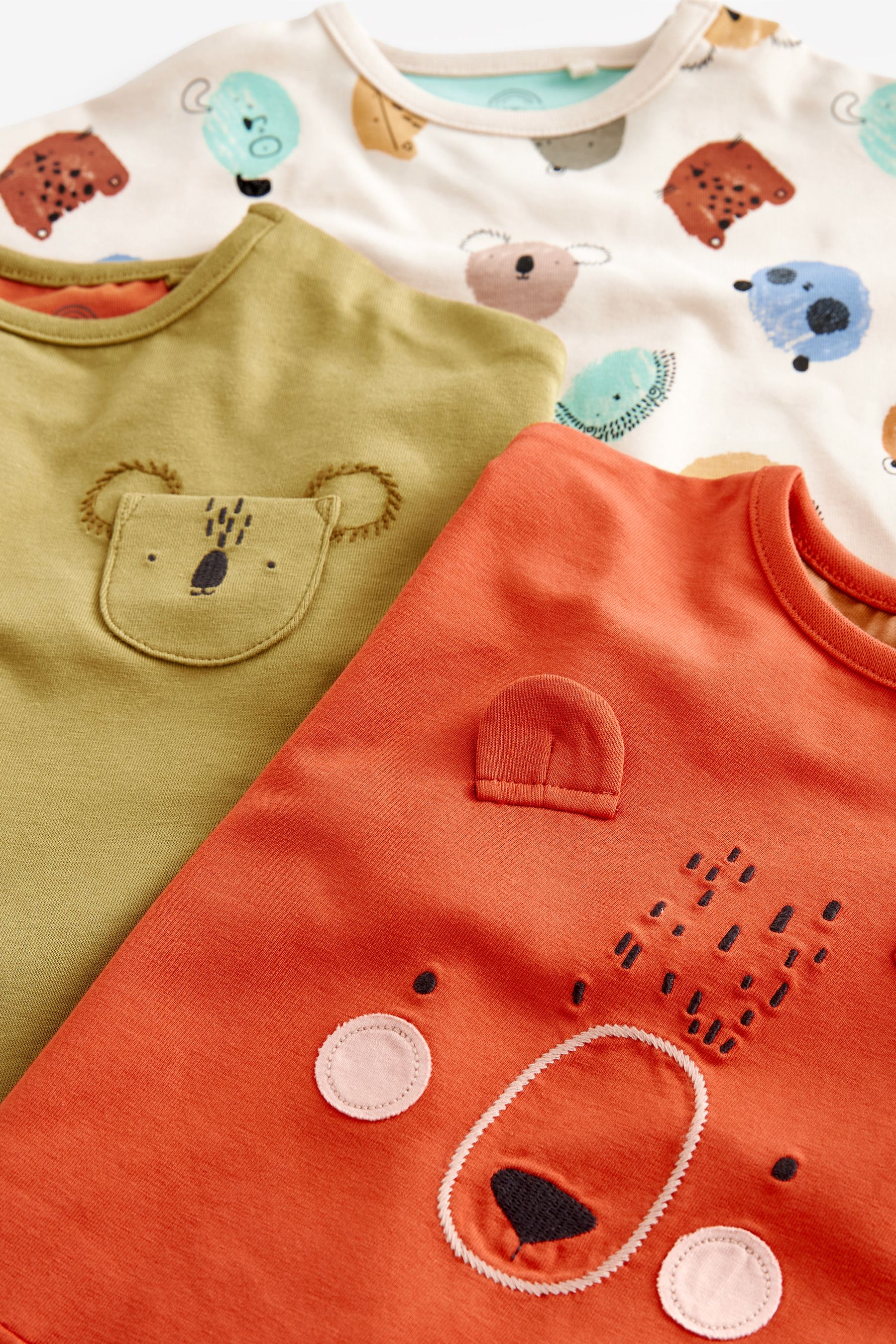 Rust Brown Character Baby T-Shirts And Leggings Set 6 Pack