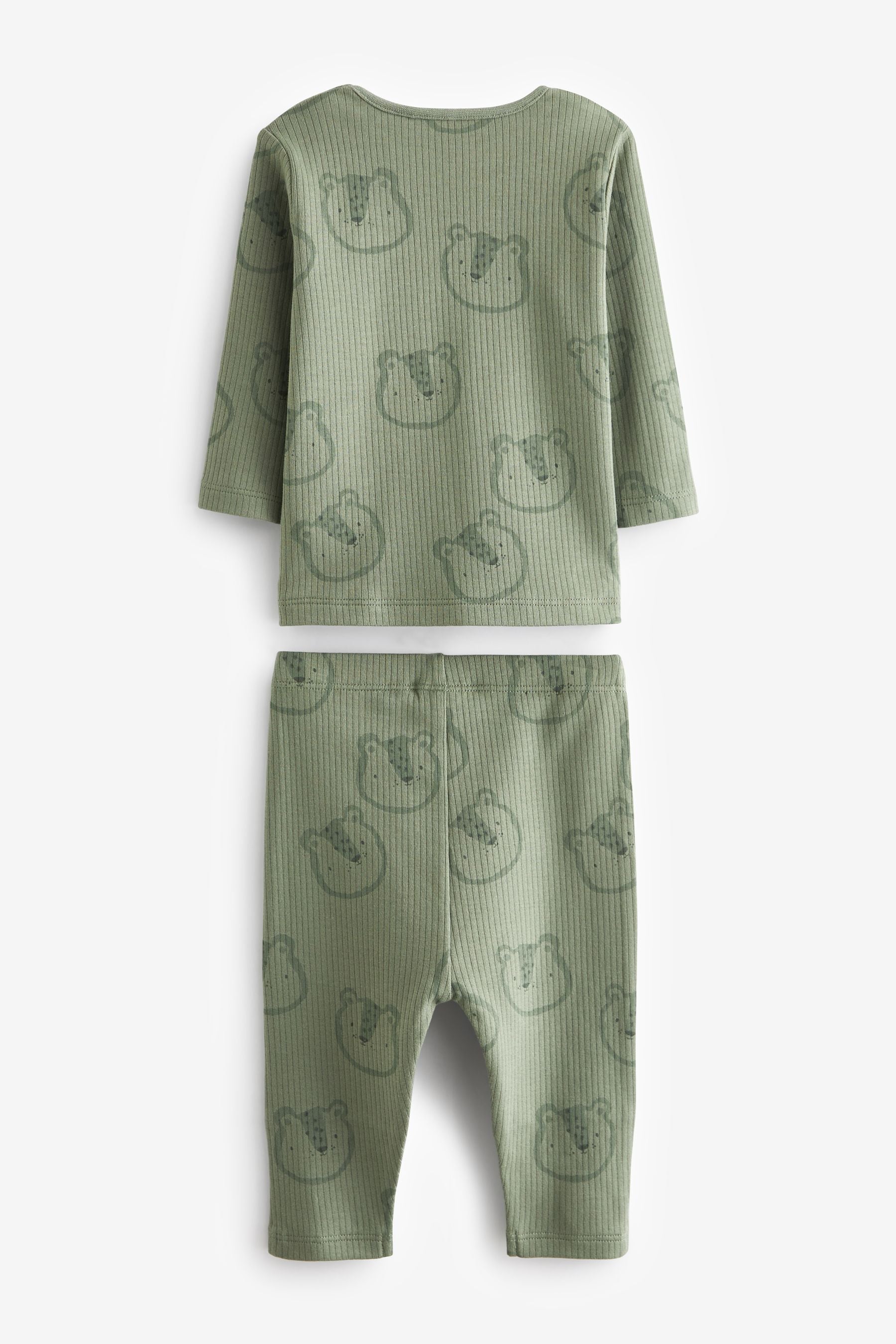 Green Tiger Baby T-Shirt And Leggings 2 Piece Set