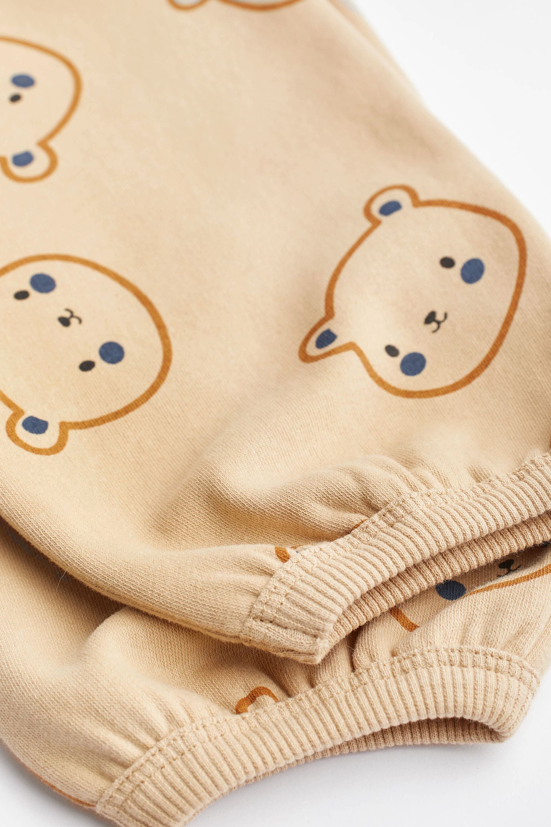 Neutral Bear Baby Sweatshirt And Joggers 2 Piece Set