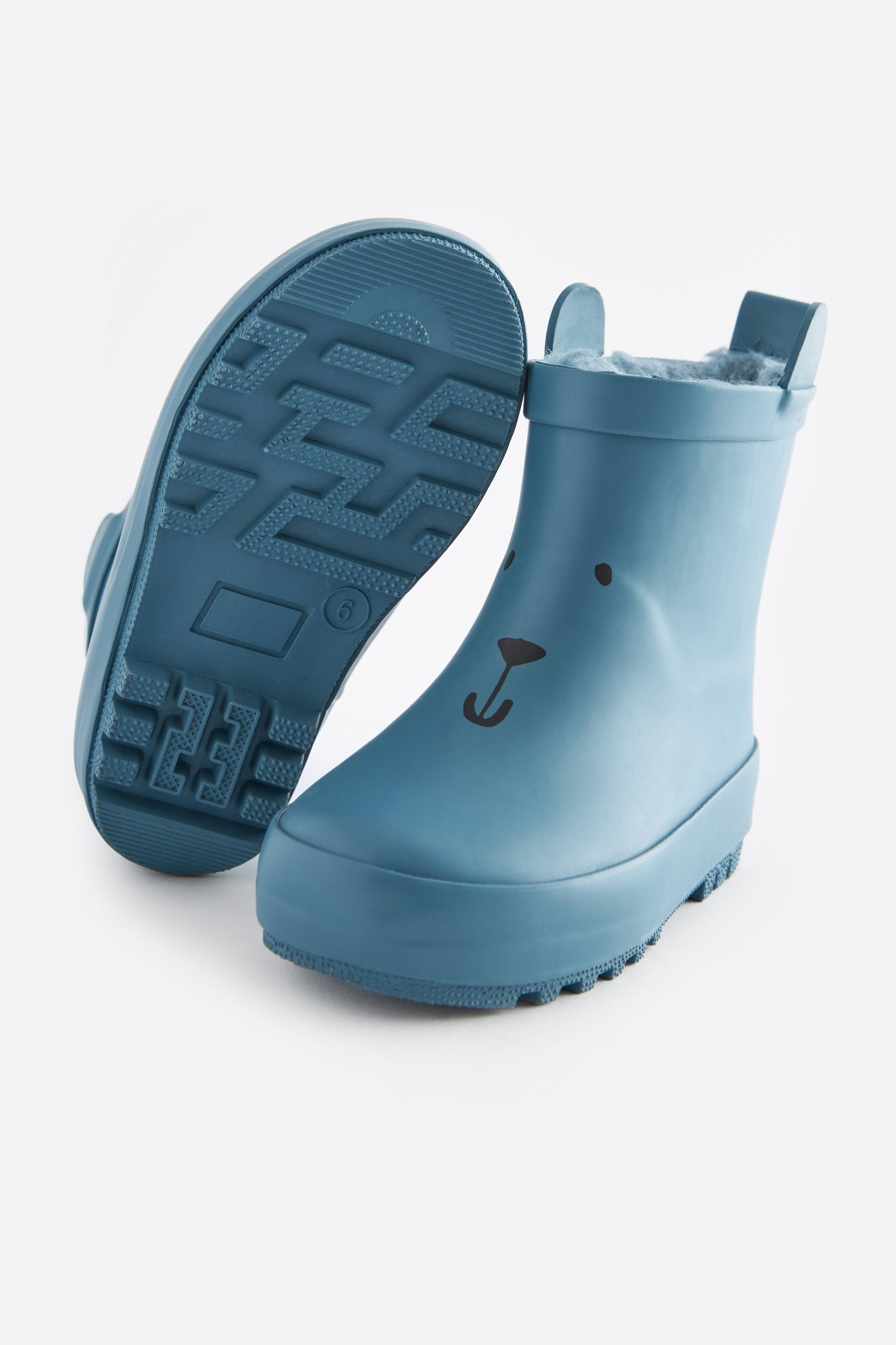 Blue Bear Warm Lined Ankle Wellies