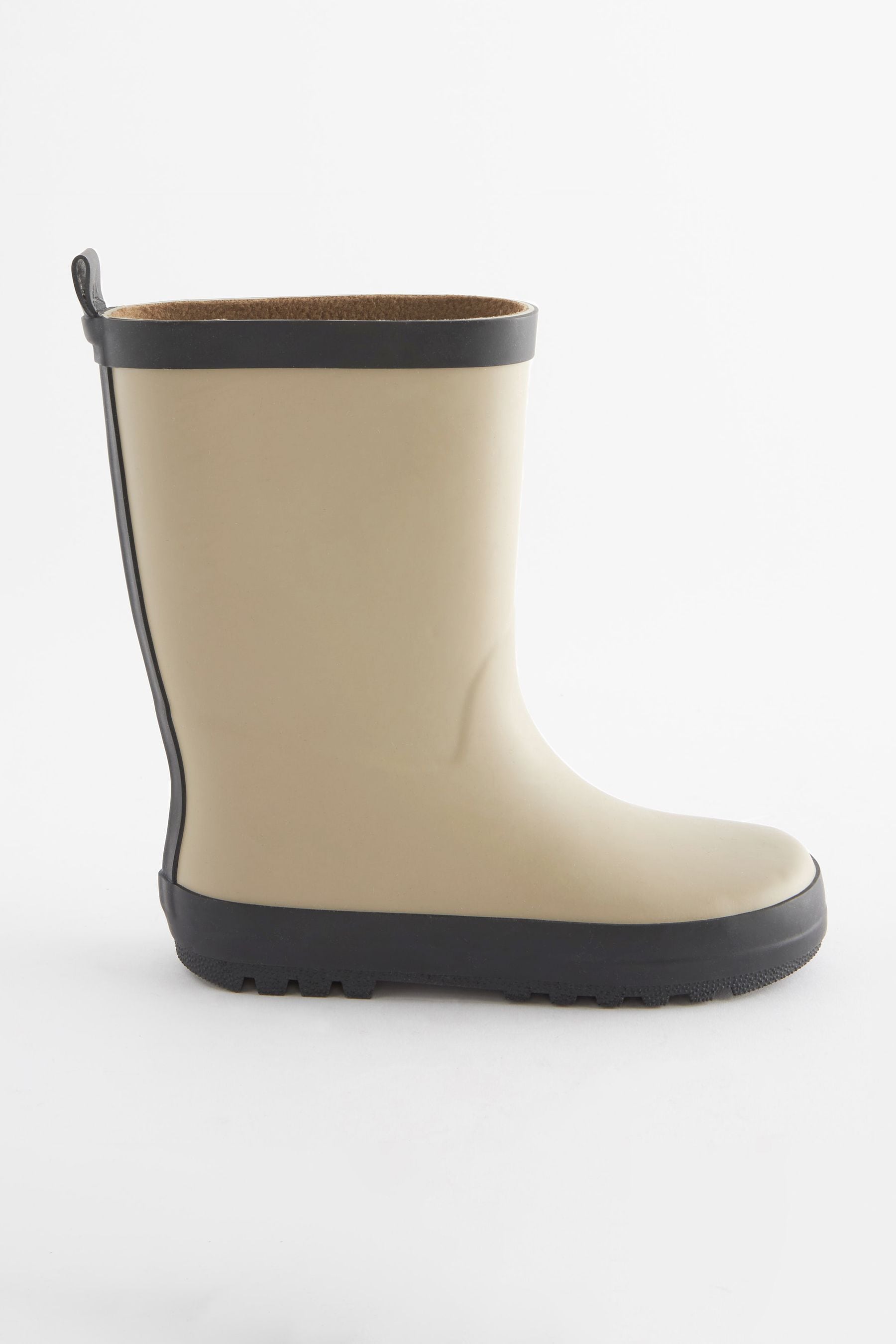 Neutral Rubber Wellies