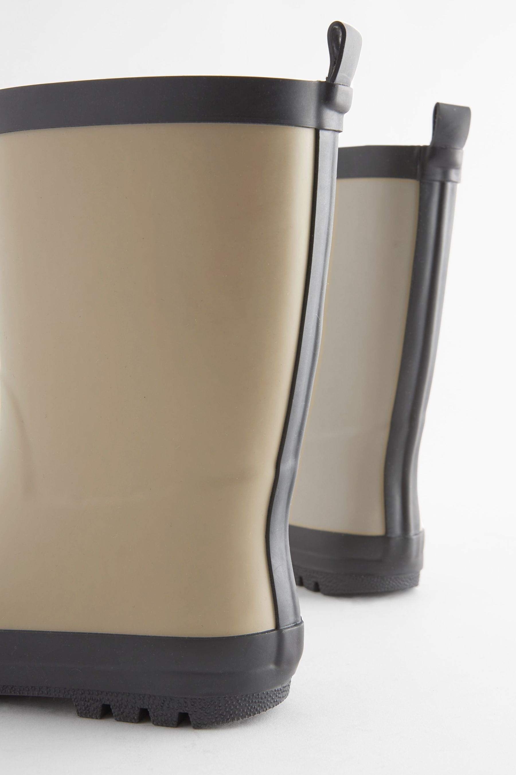 Neutral Rubber Wellies