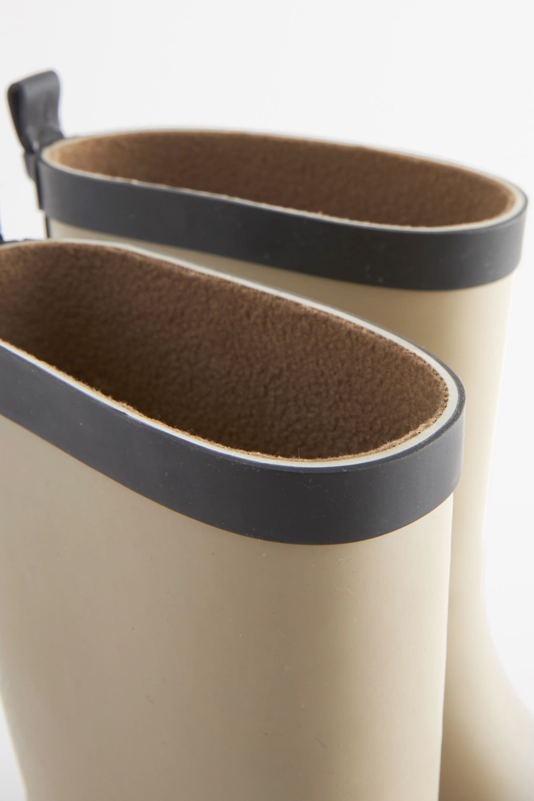 Neutral Rubber Wellies