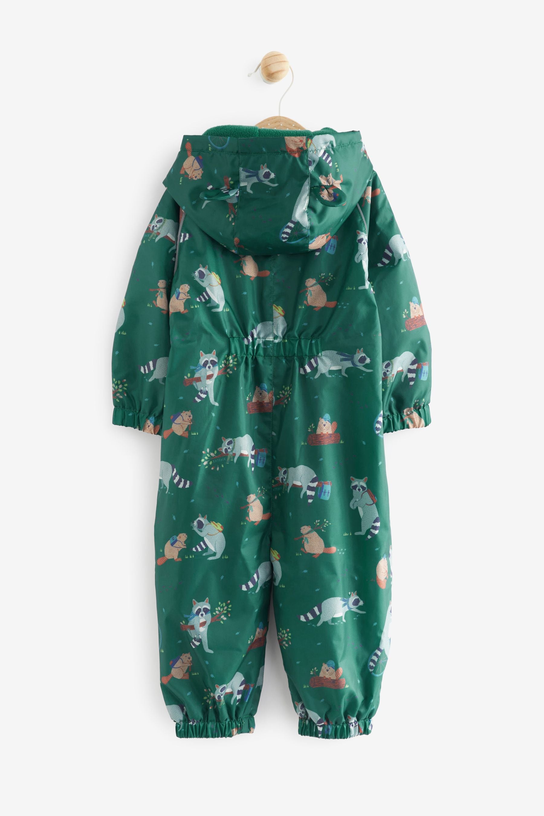 Green FatFace Baby Puddlesuit