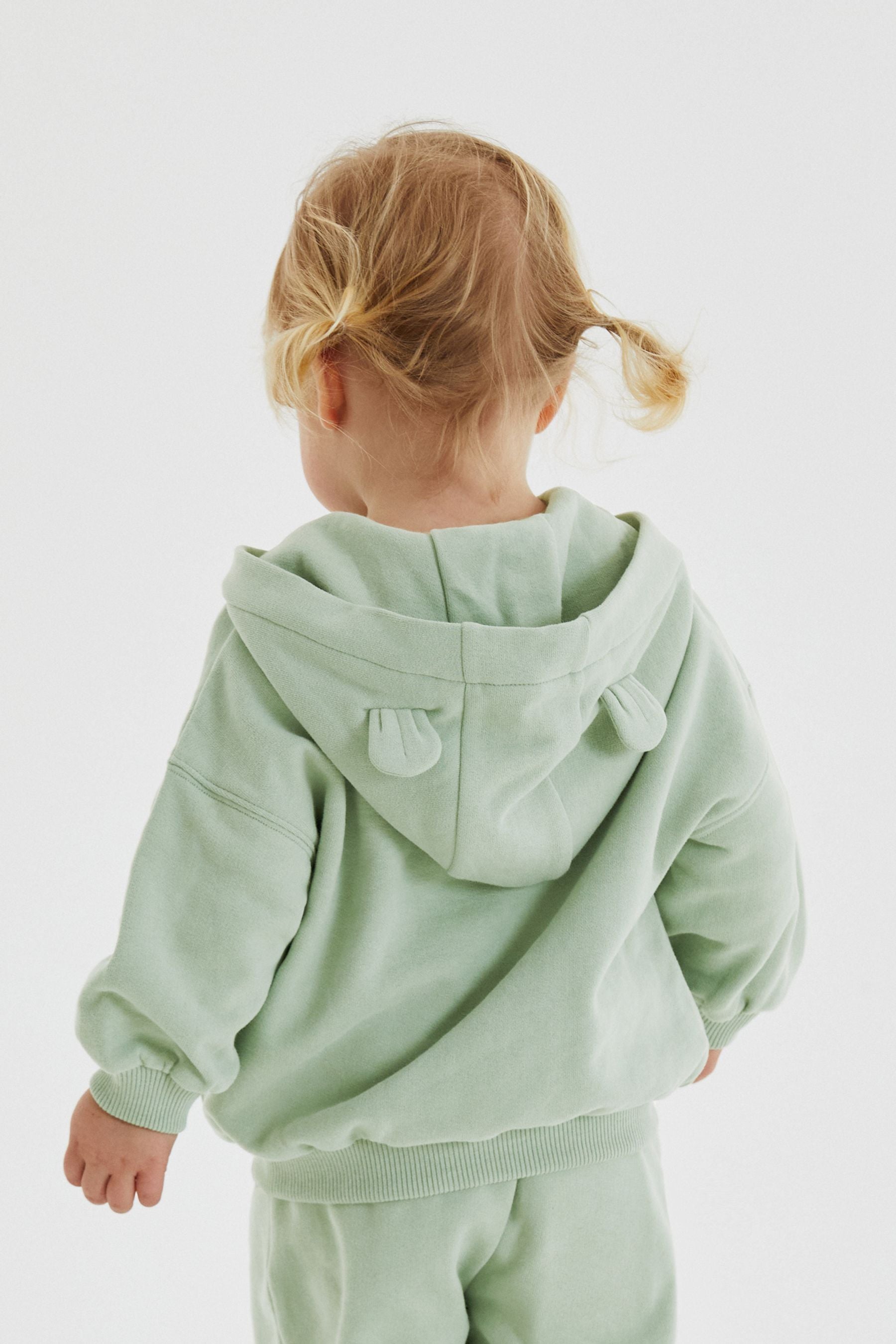 Green Zip Through Hoodie (3mths-7yrs)