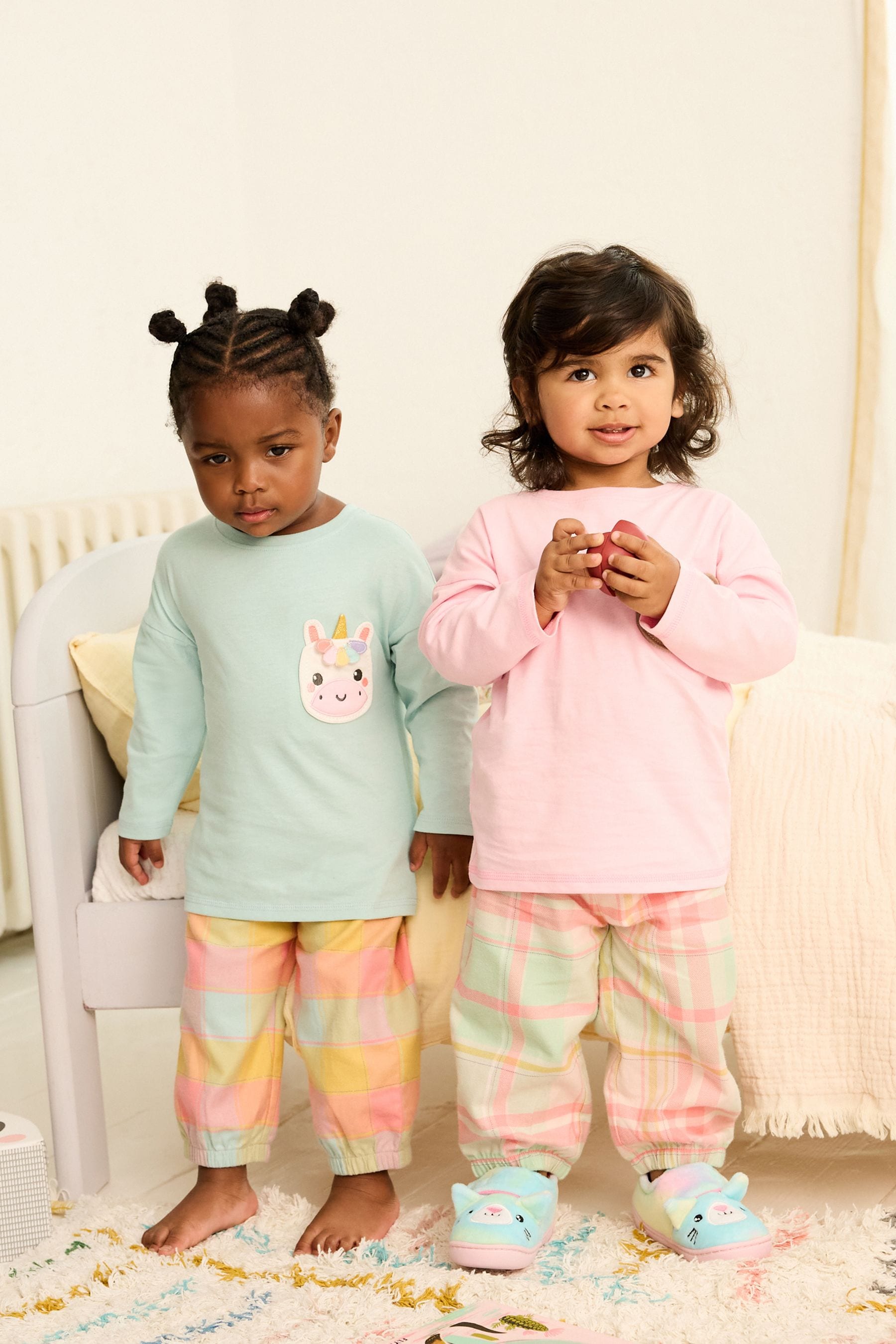 Pastel Character Woven Bottom Pyjamas 2 Pack (9mths-10yrs)