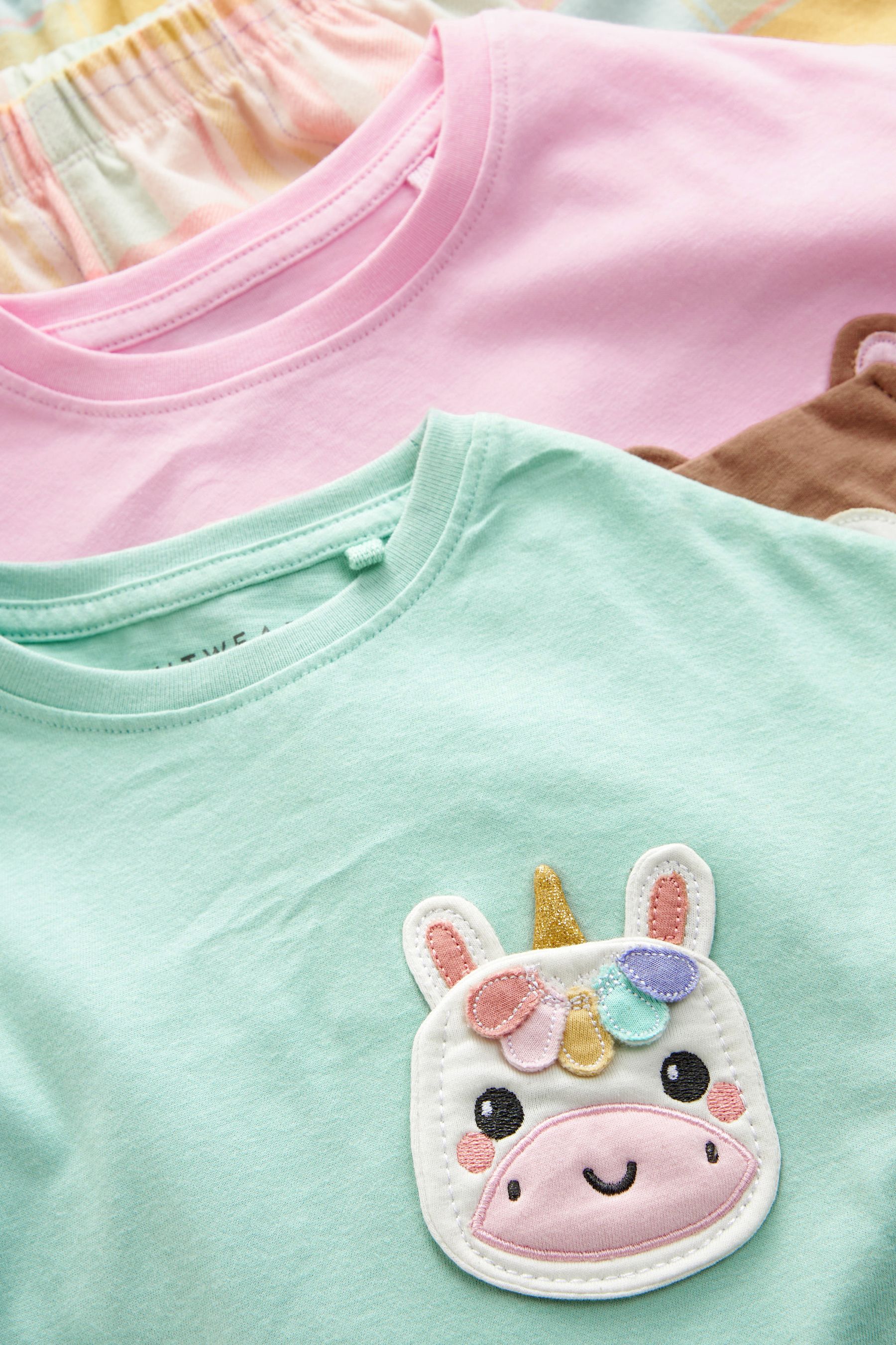 Pastel Character Woven Bottom Pyjamas 2 Pack (9mths-10yrs)