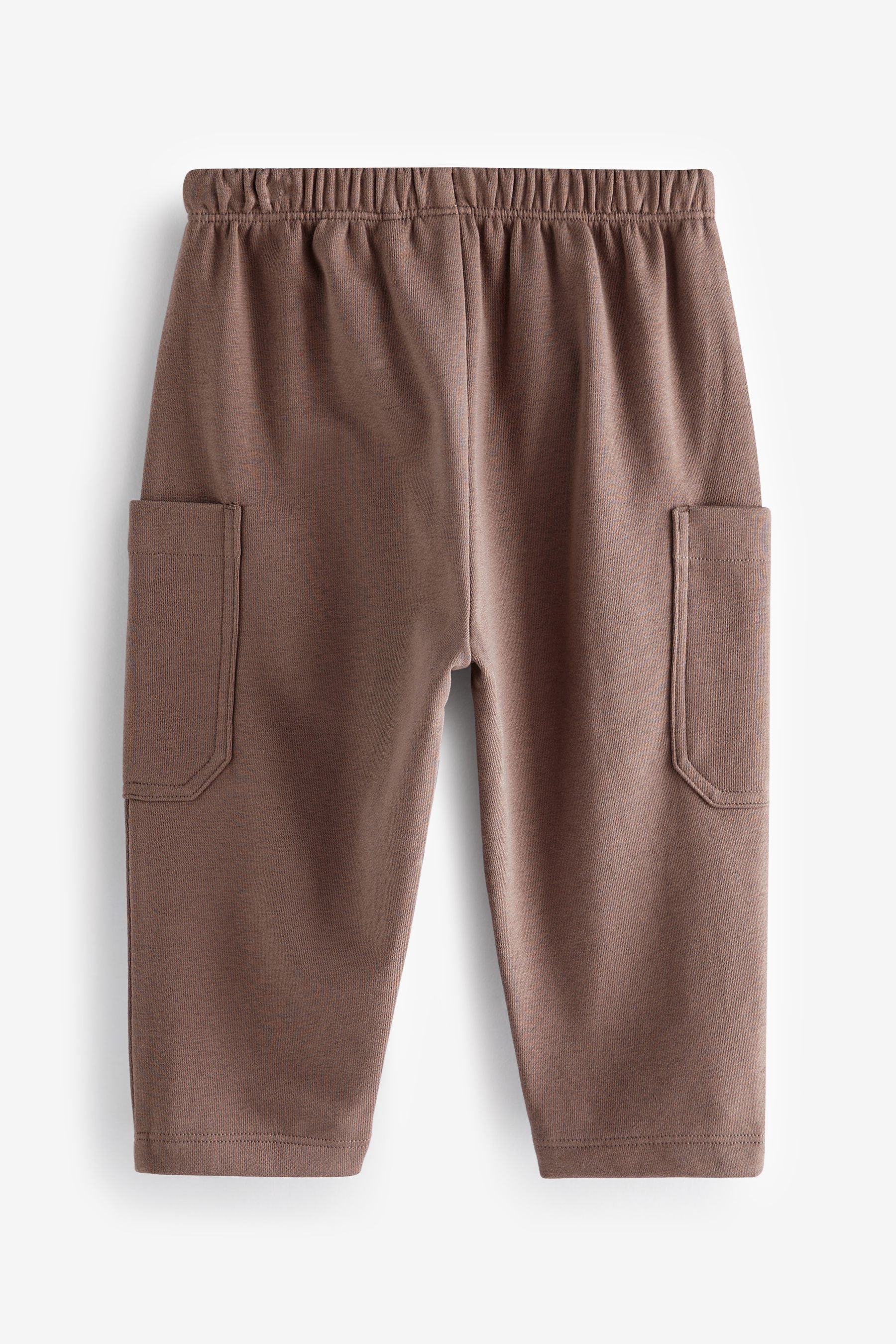 Chocolate Brown Patch Pocket Joggers (3mths-7yrs)