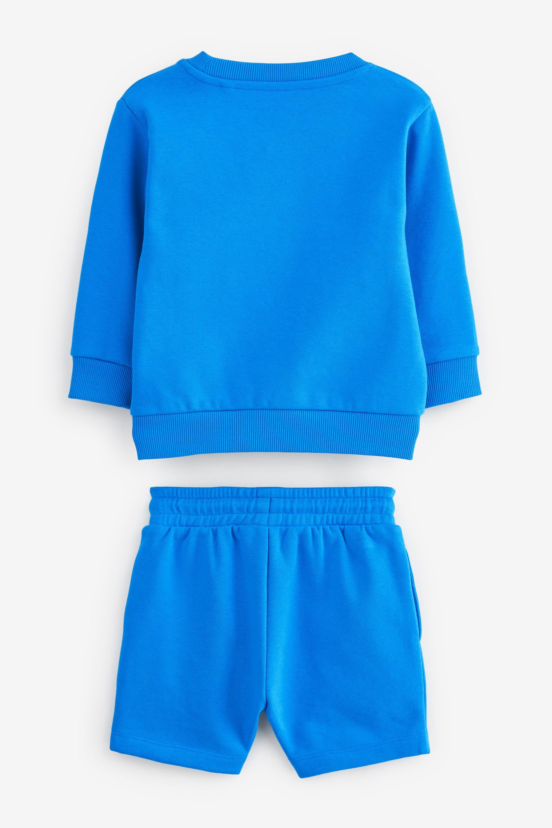 Cobalt Blue Sweatshirt and Shorts Set (3mths-7yrs)