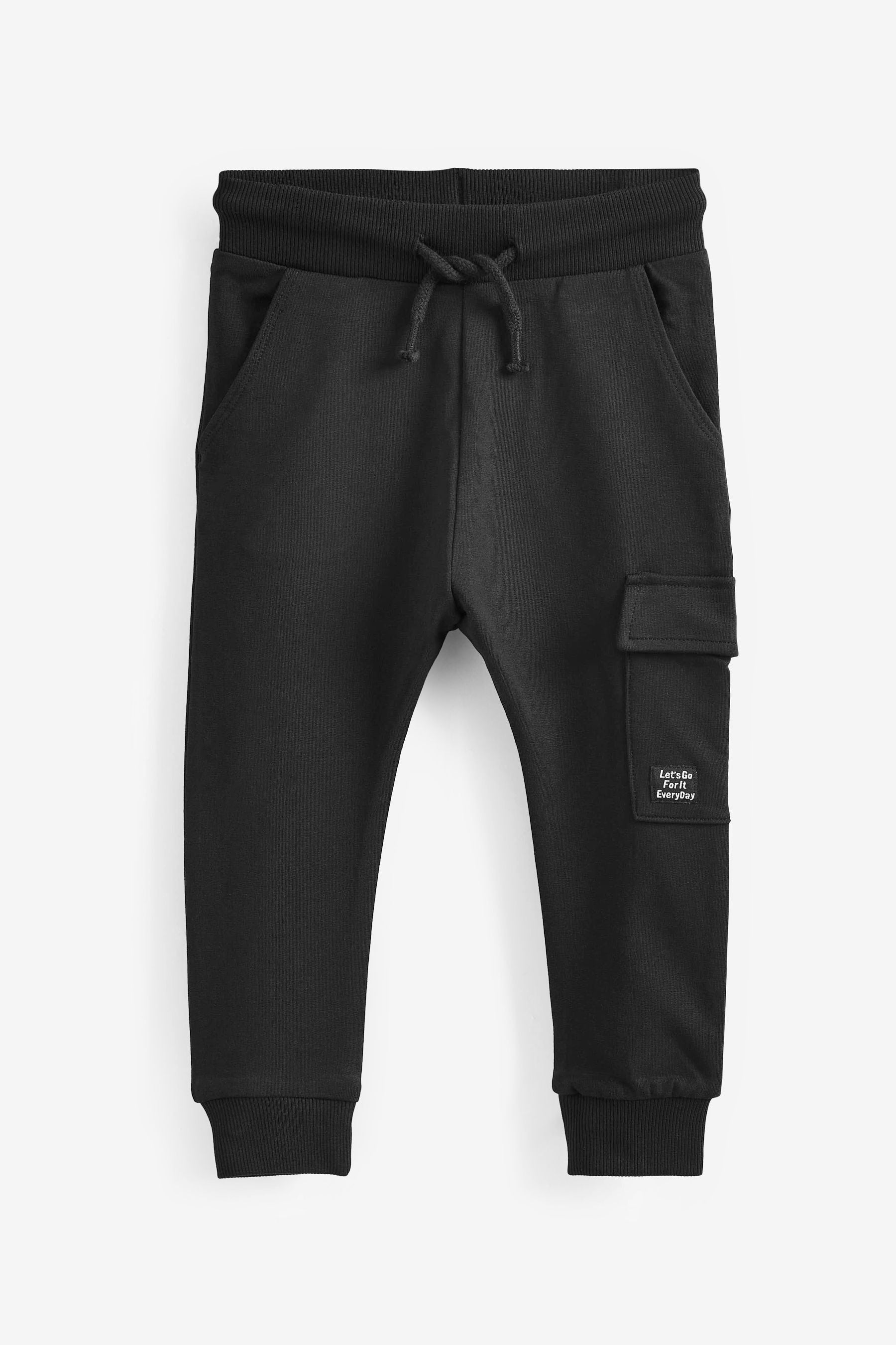 Black Super Skinny Utility Joggers (3mths-7yrs)