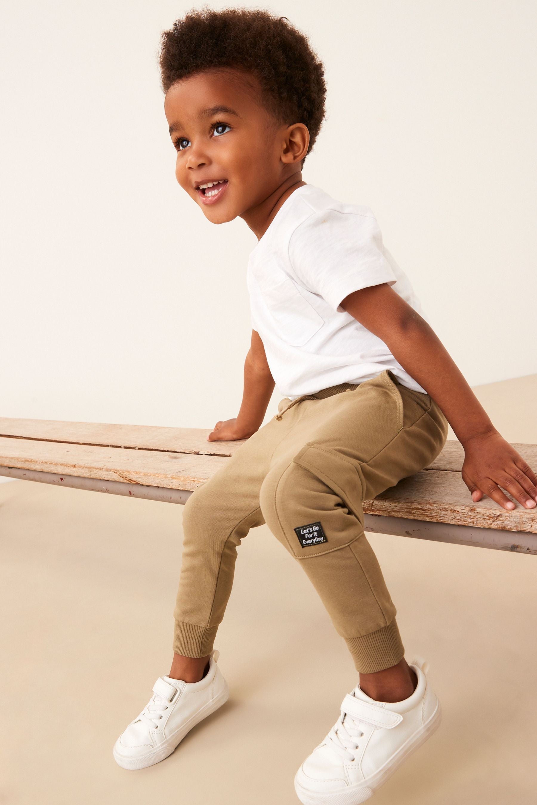 Khaki Green Super Skinny Utility Joggers (3mths-7yrs)