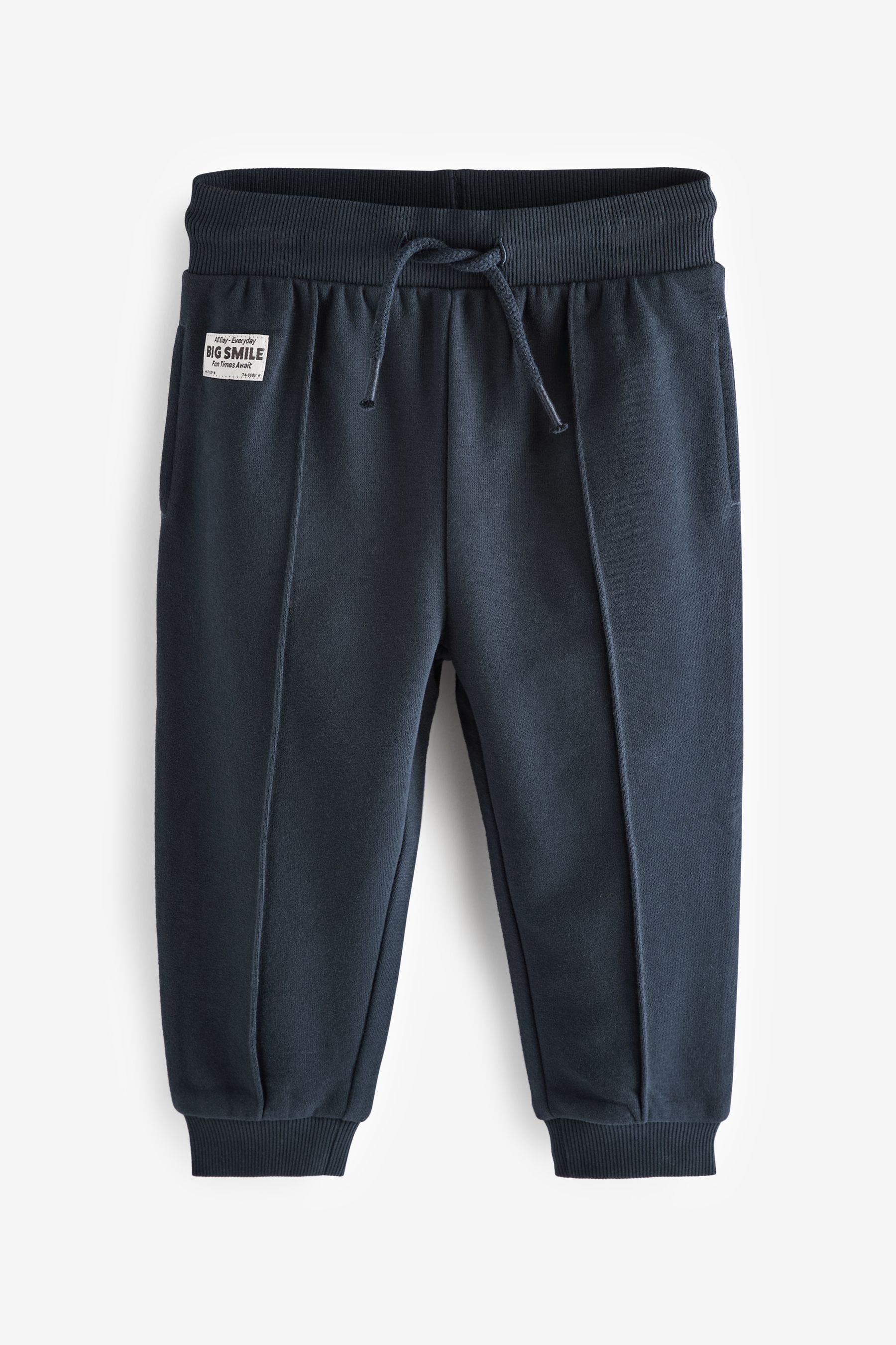 Navy Blue Pin Tuck Joggers (3mths-7yrs)