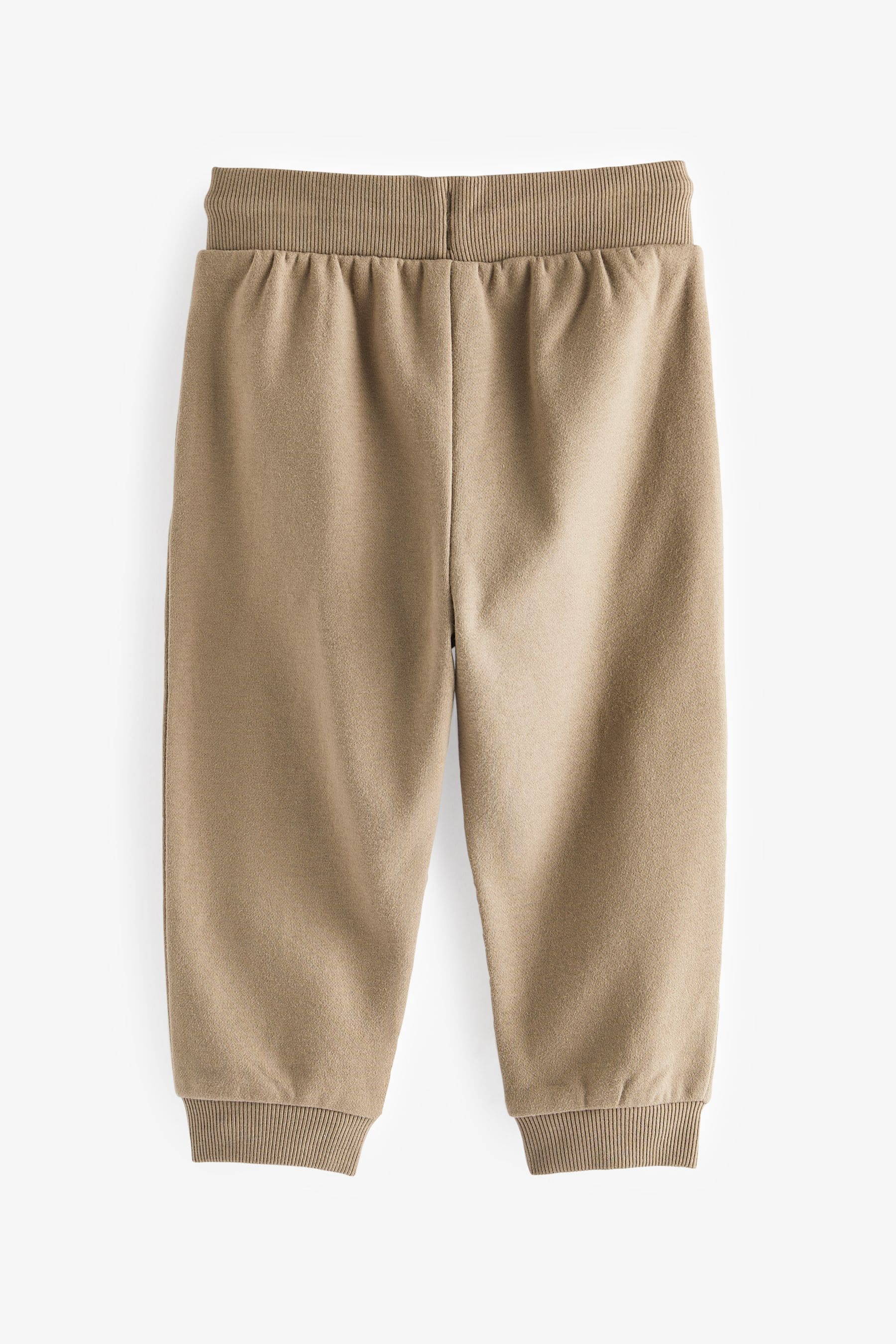 Mink Brown Pin Tuck Joggers (3mths-7yrs)