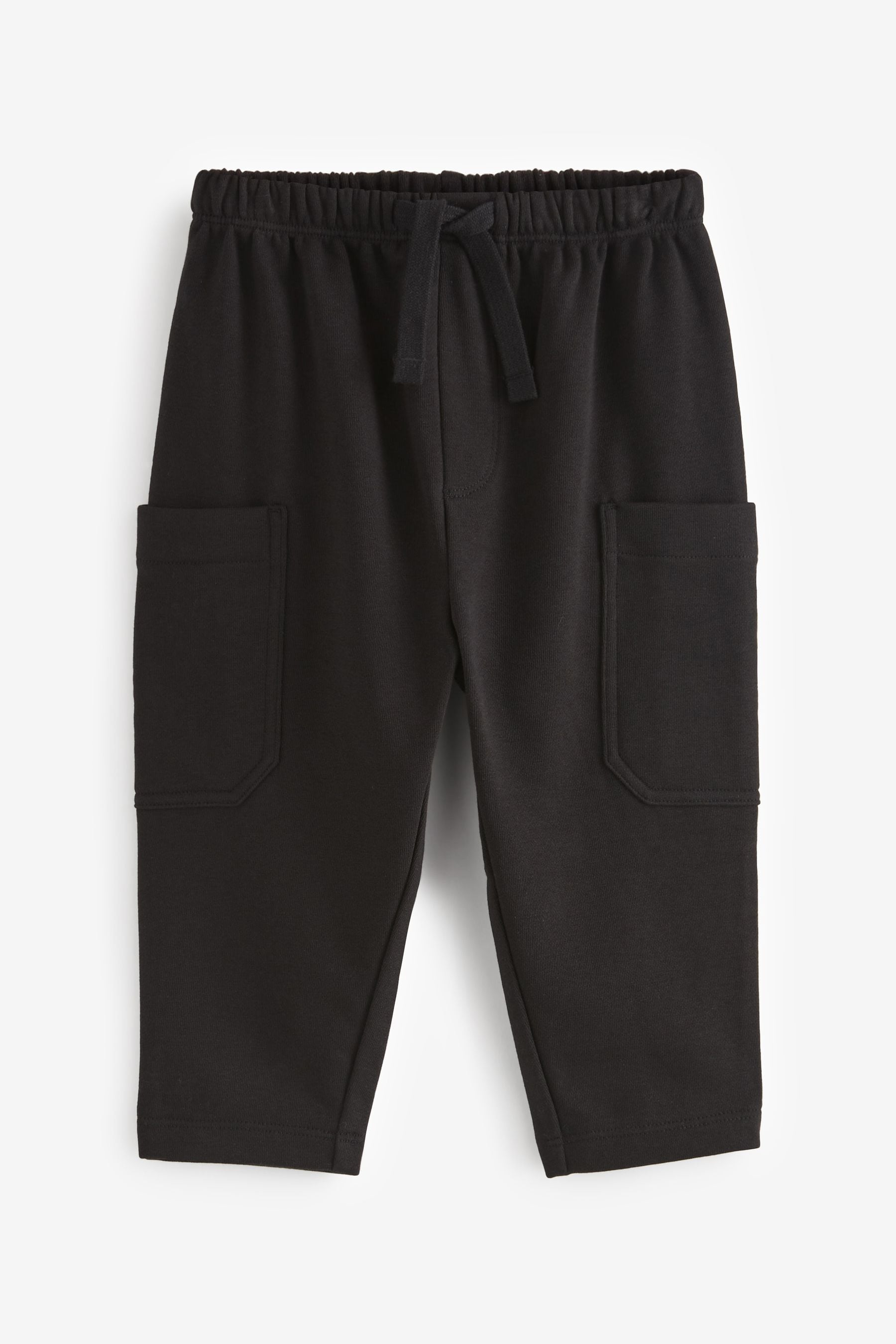 Black Patch Pocket Joggers (3mths-7yrs)