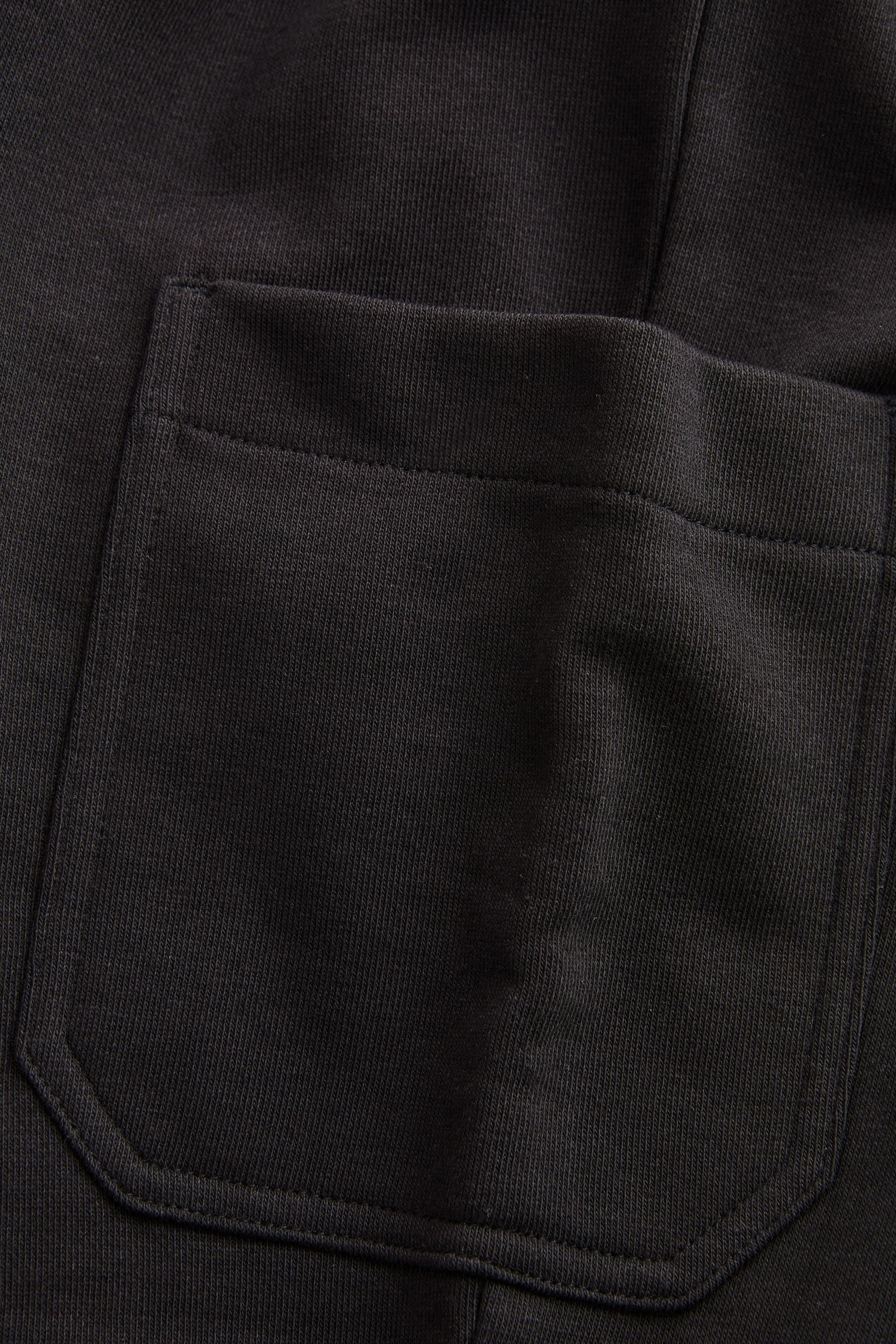 Black Patch Pocket Joggers (3mths-7yrs)