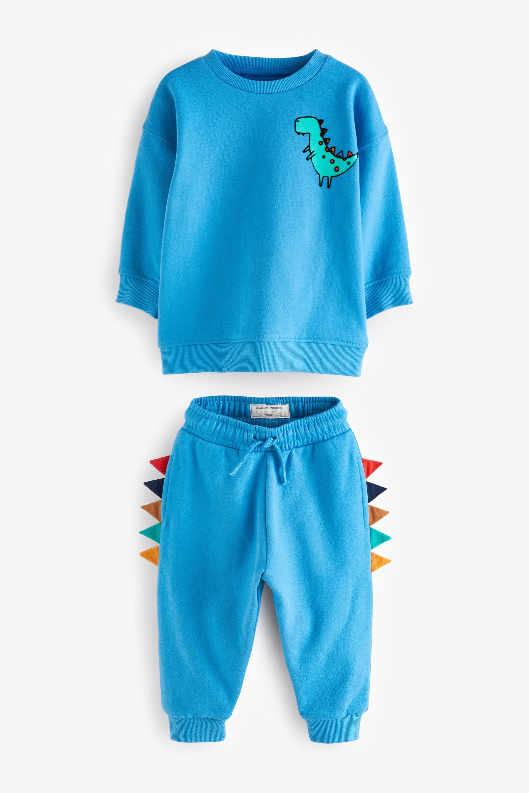 Blue Dinosaur Character Sweatshirt and Jogger Set (3mths-7yrs)