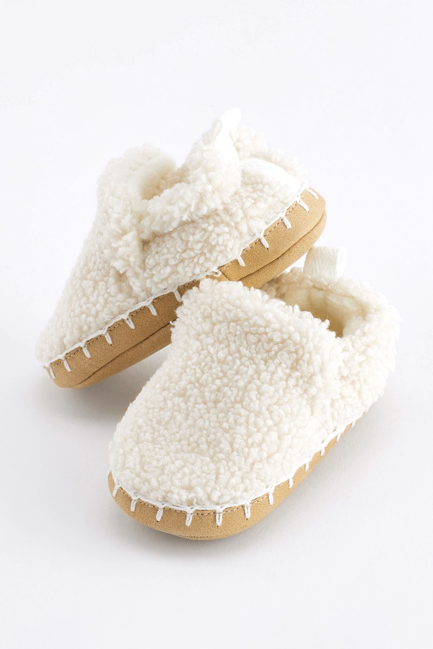 Neutral Cosy Slip-On Baby Shoes (0-18mths)