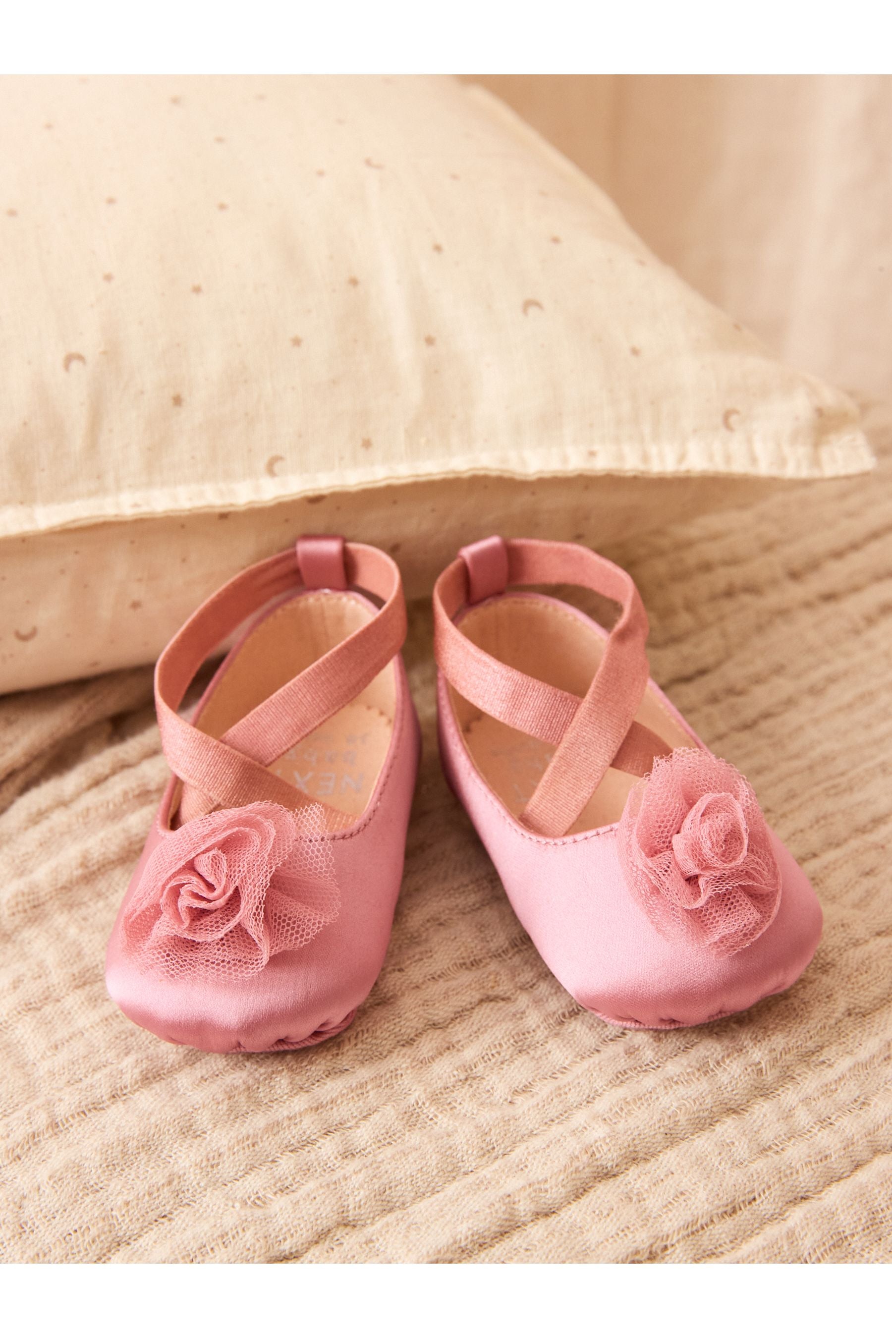 Pink Ballet Baby Shoes (0-24mths)