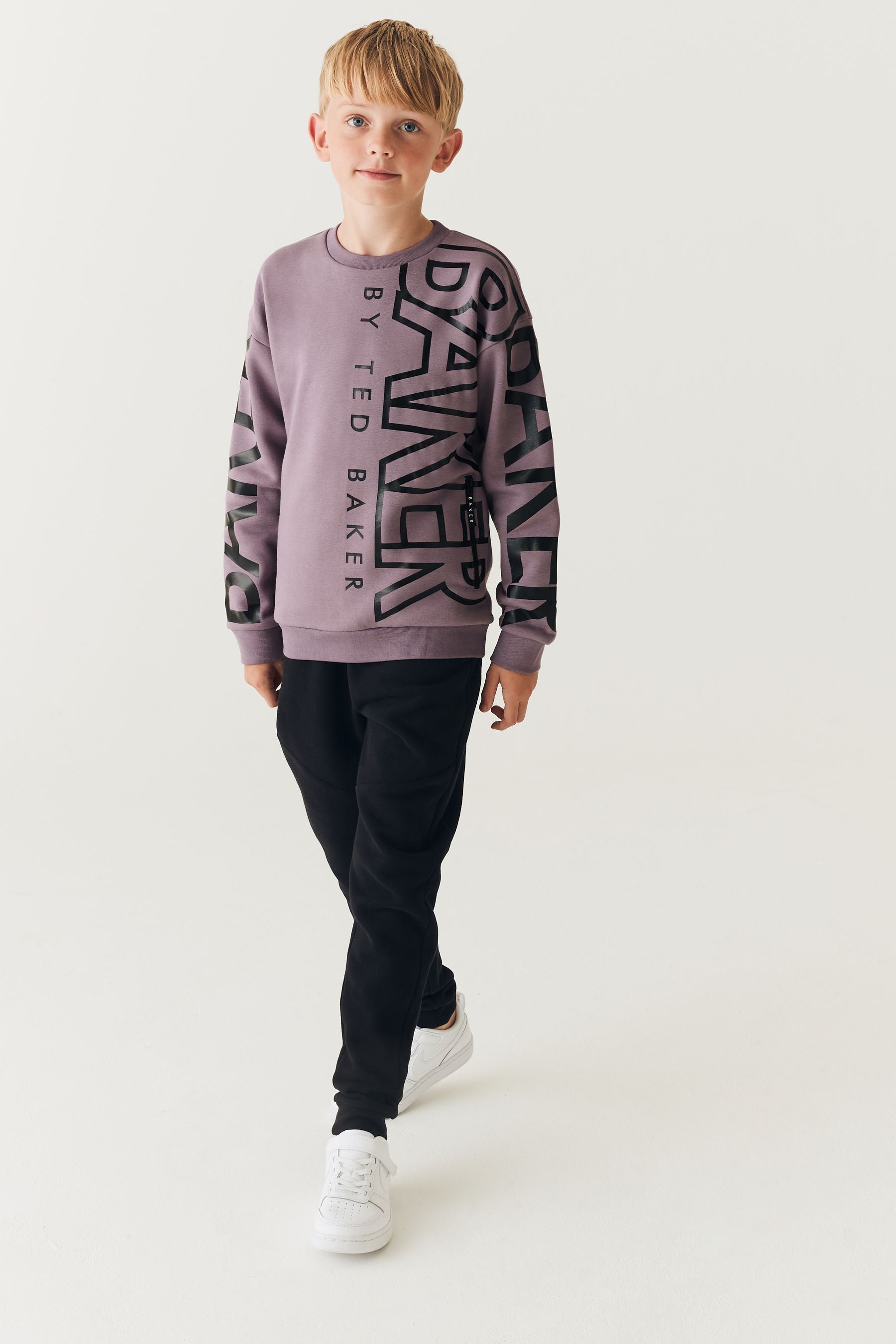 Purple Baker by Ted Baker Purple Letter Sweatshirt