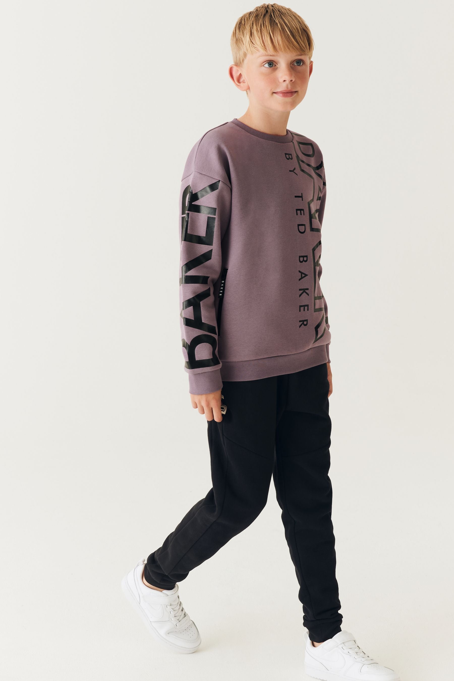 Purple Baker by Ted Baker Purple Letter Sweatshirt