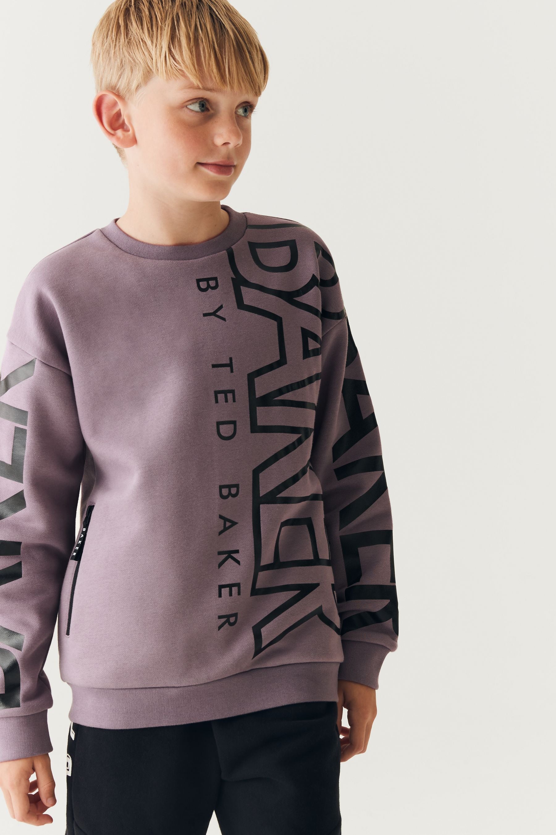 Purple Baker by Ted Baker Purple Letter Sweatshirt