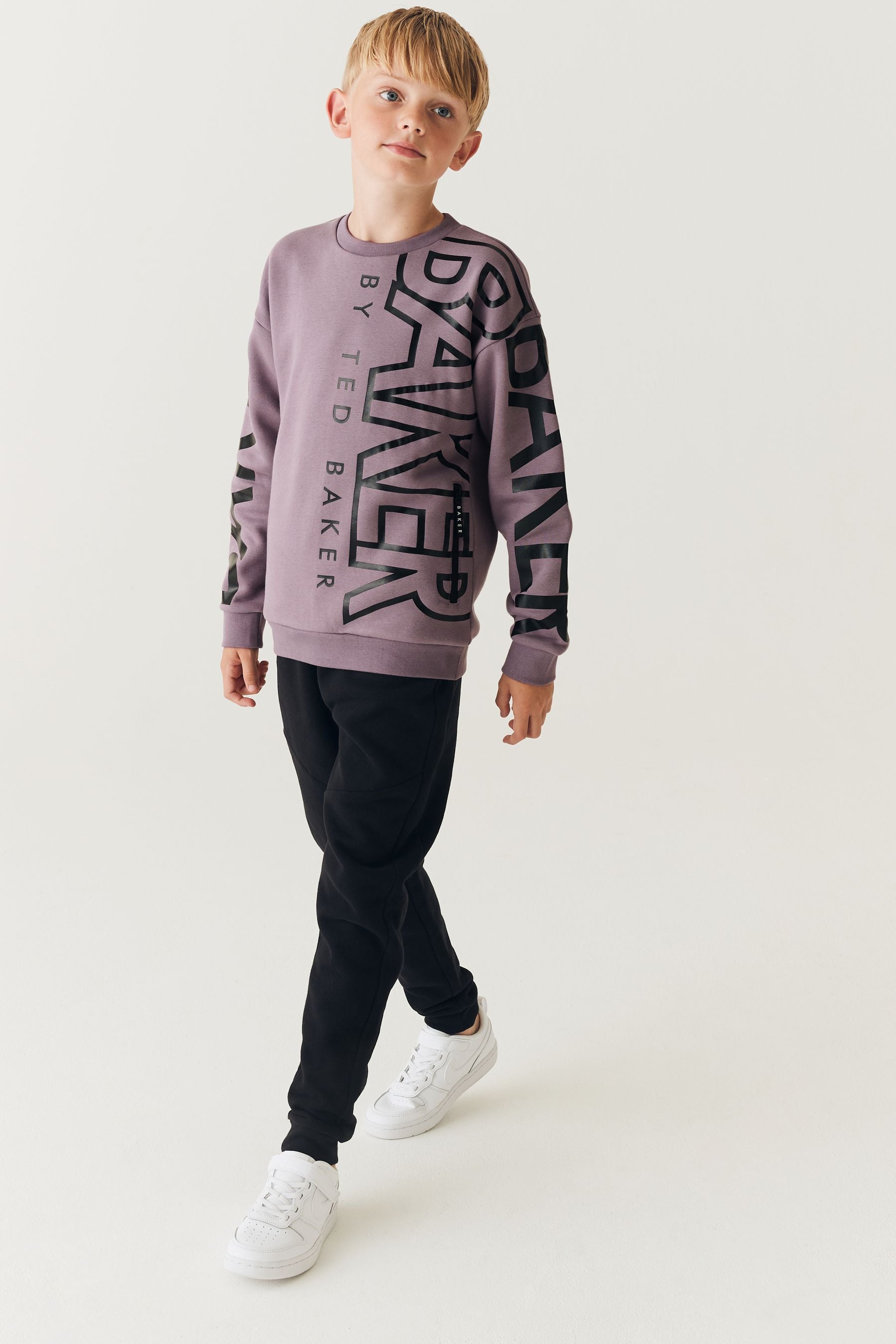 Purple Baker by Ted Baker Purple Letter Sweatshirt