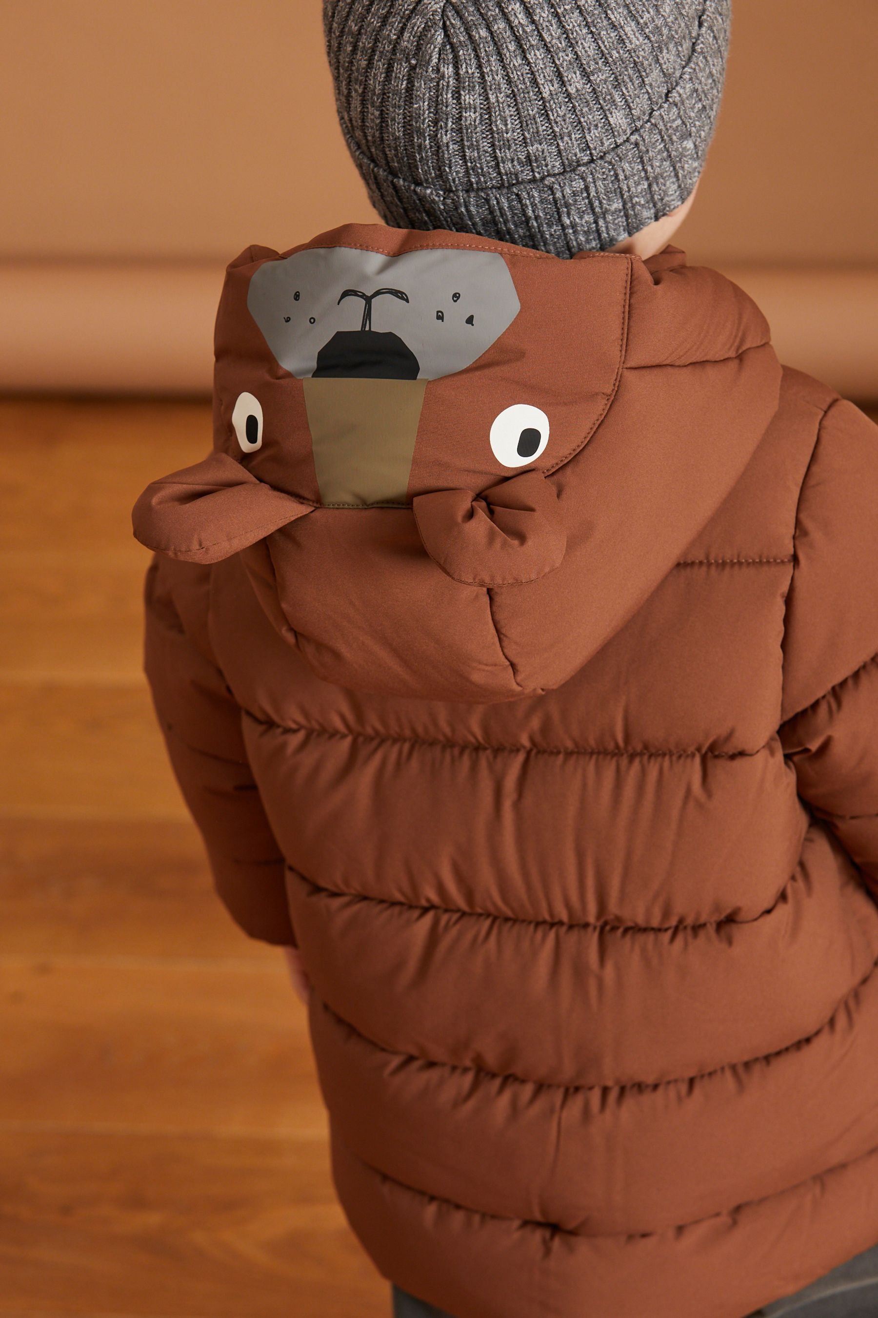 Brown Bear Padded Coat (3mths-7yrs)